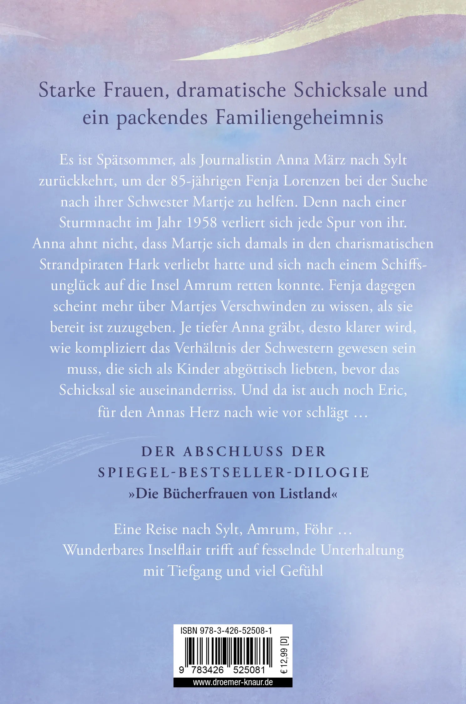 Rückseite: Die Bücherfrauen von Listland. Der Duft des Strandhafers (Taschenbuch)