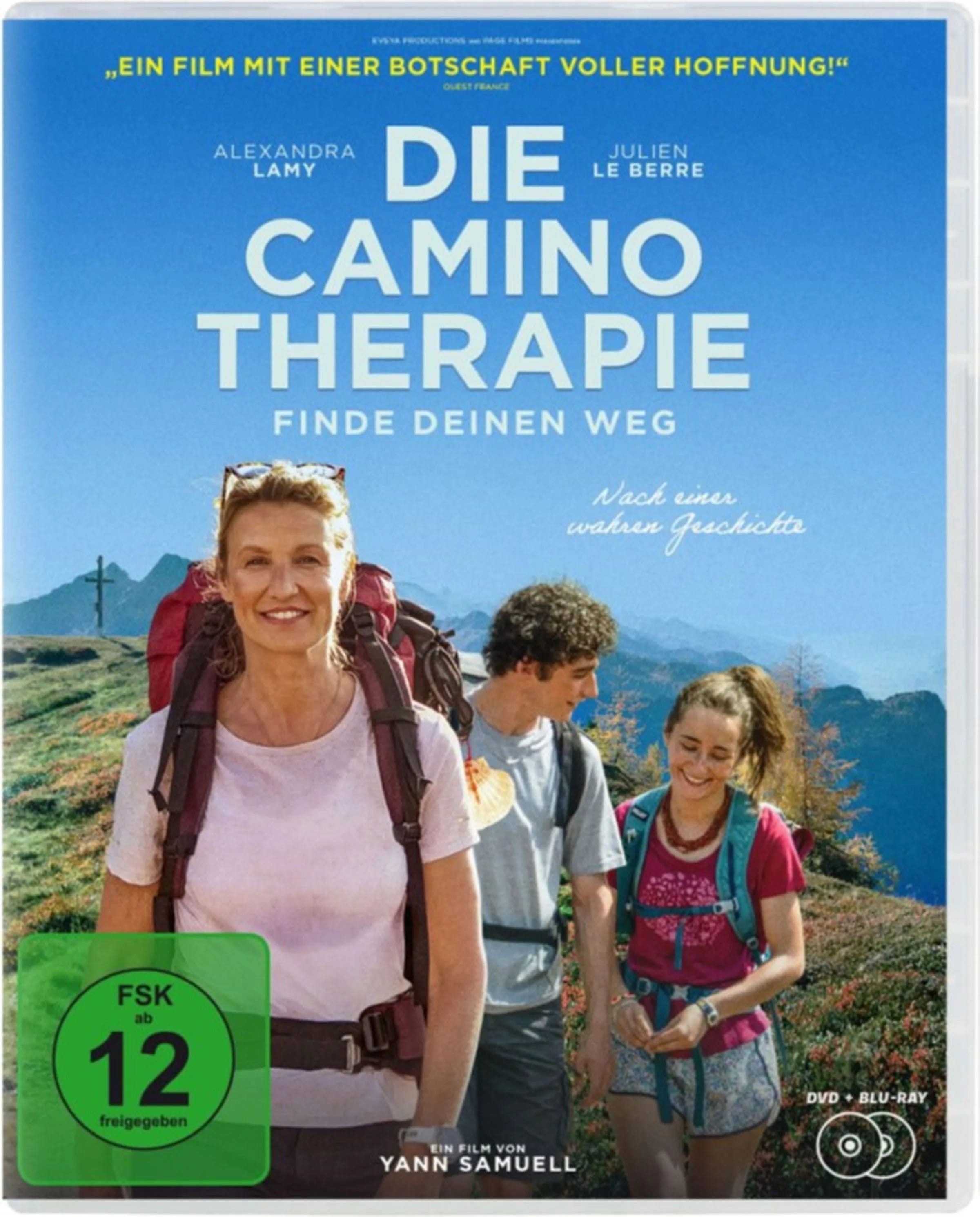 Blu-ray-Cover: Die Camino-Therapie - Finde deinen Weg. Regie: Yann Samuell