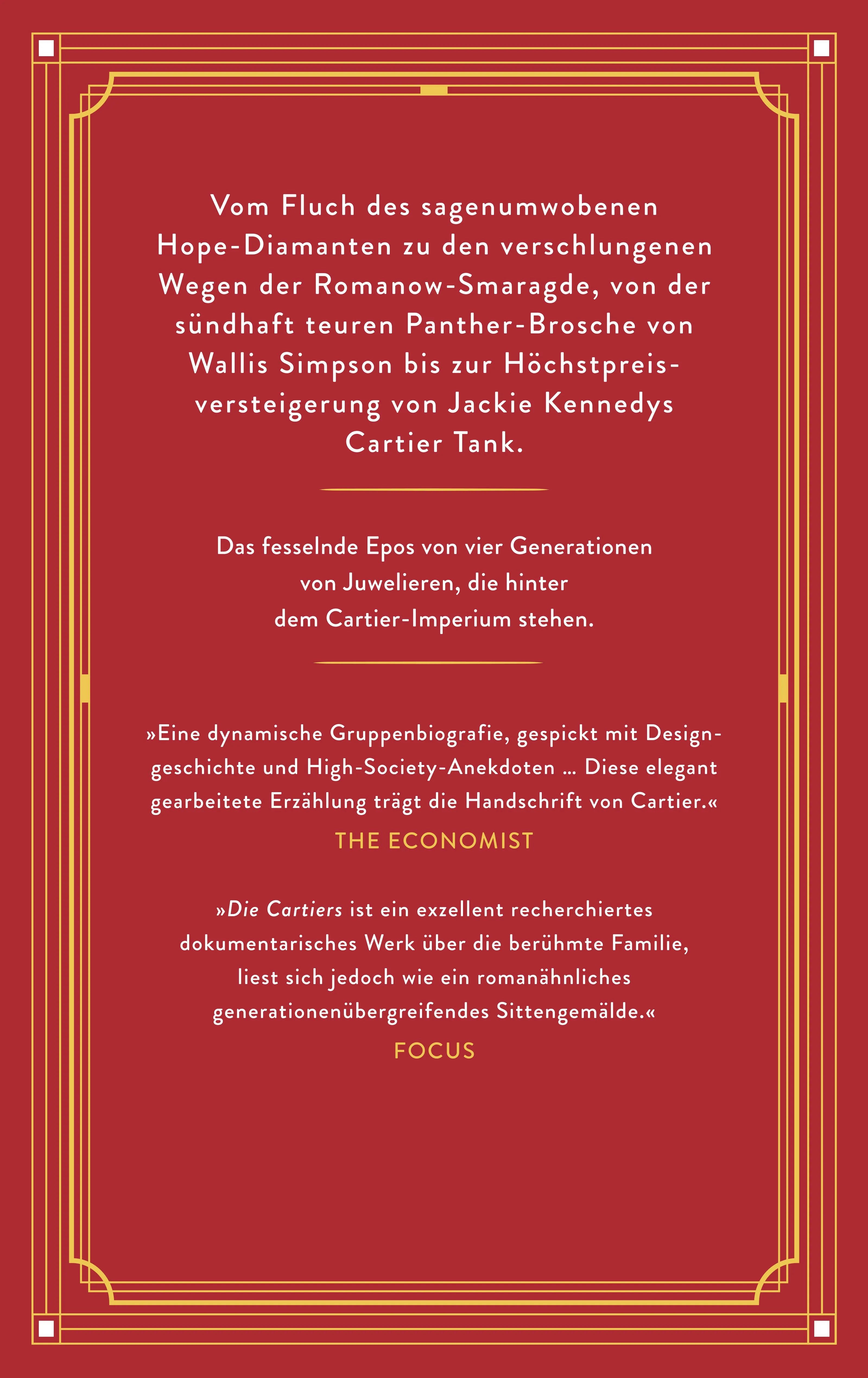 Rückseite: Die Cartiers (Paperback)