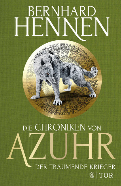 Buchcover von 'Die Chroniken von Azuhr – Der träumende Krieger' - Gebundene Ausgabe von Bernhard Hennen