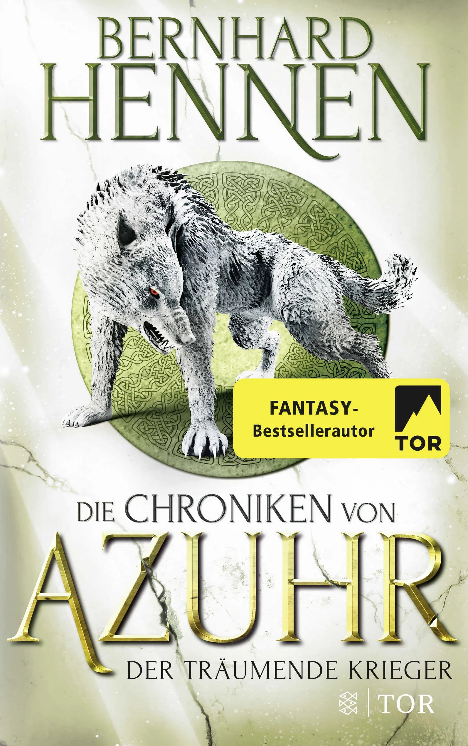 Buchcover von 'Die Chroniken von Azuhr – Der träumende Krieger' - Paperback von Bernhard Hennen