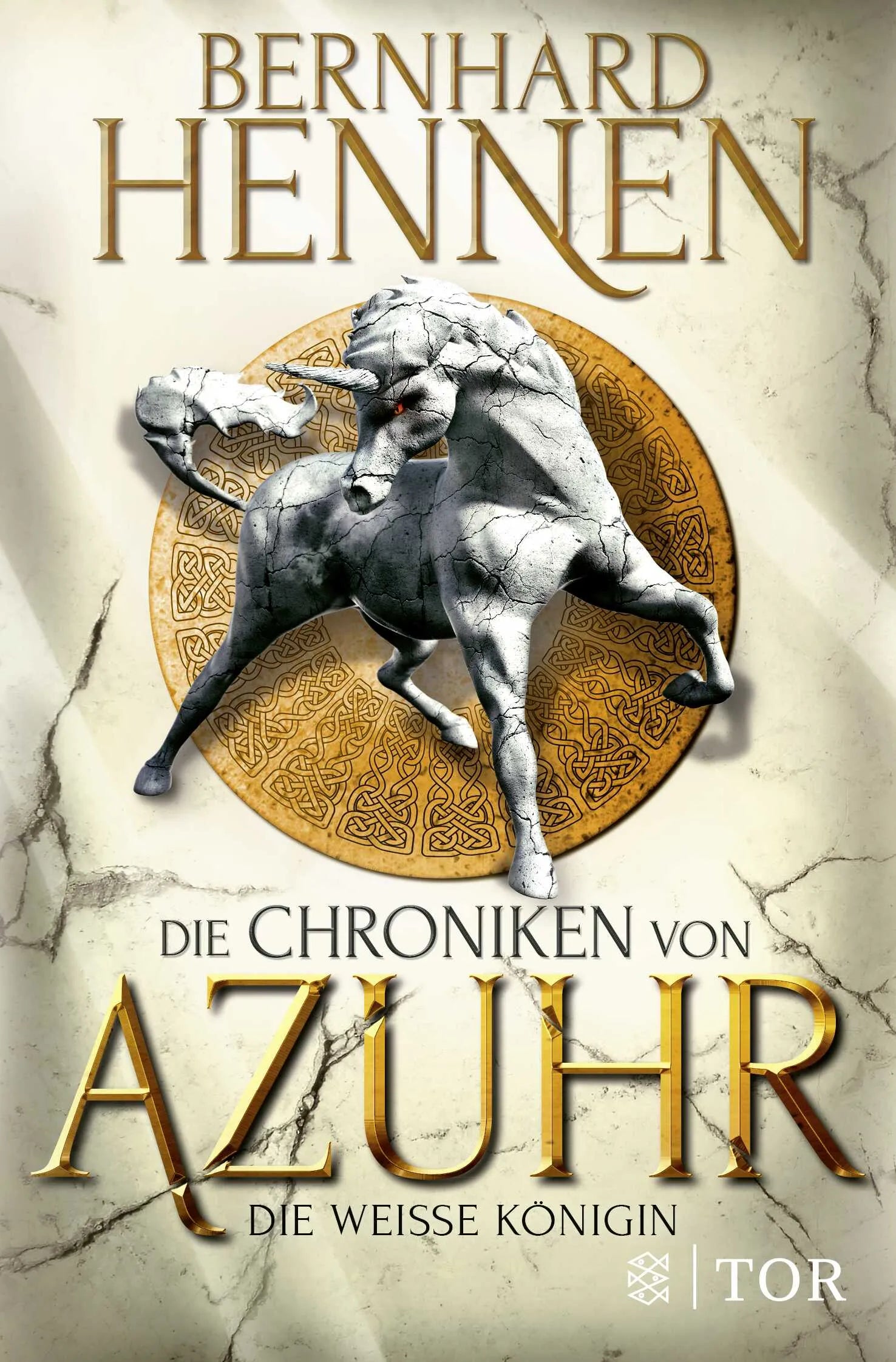 Buchcover von 'Die Chroniken von Azuhr - Die Weiße Königin' - Taschenbuch von Bernhard Hennen