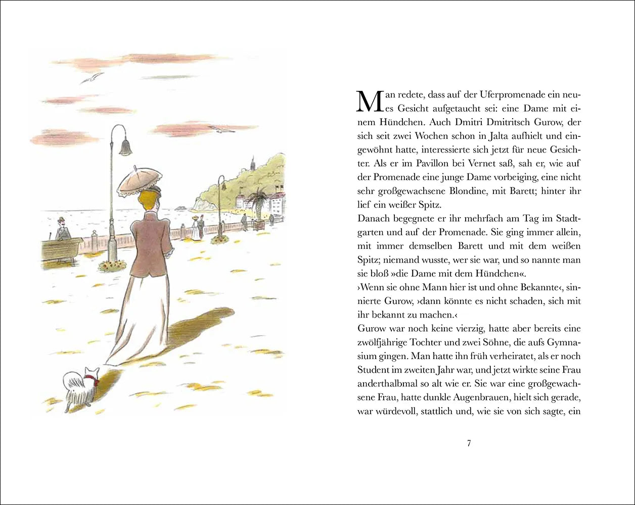 Produktansicht: Die Dame mit dem Hündchen (Gebundene Ausgabe)