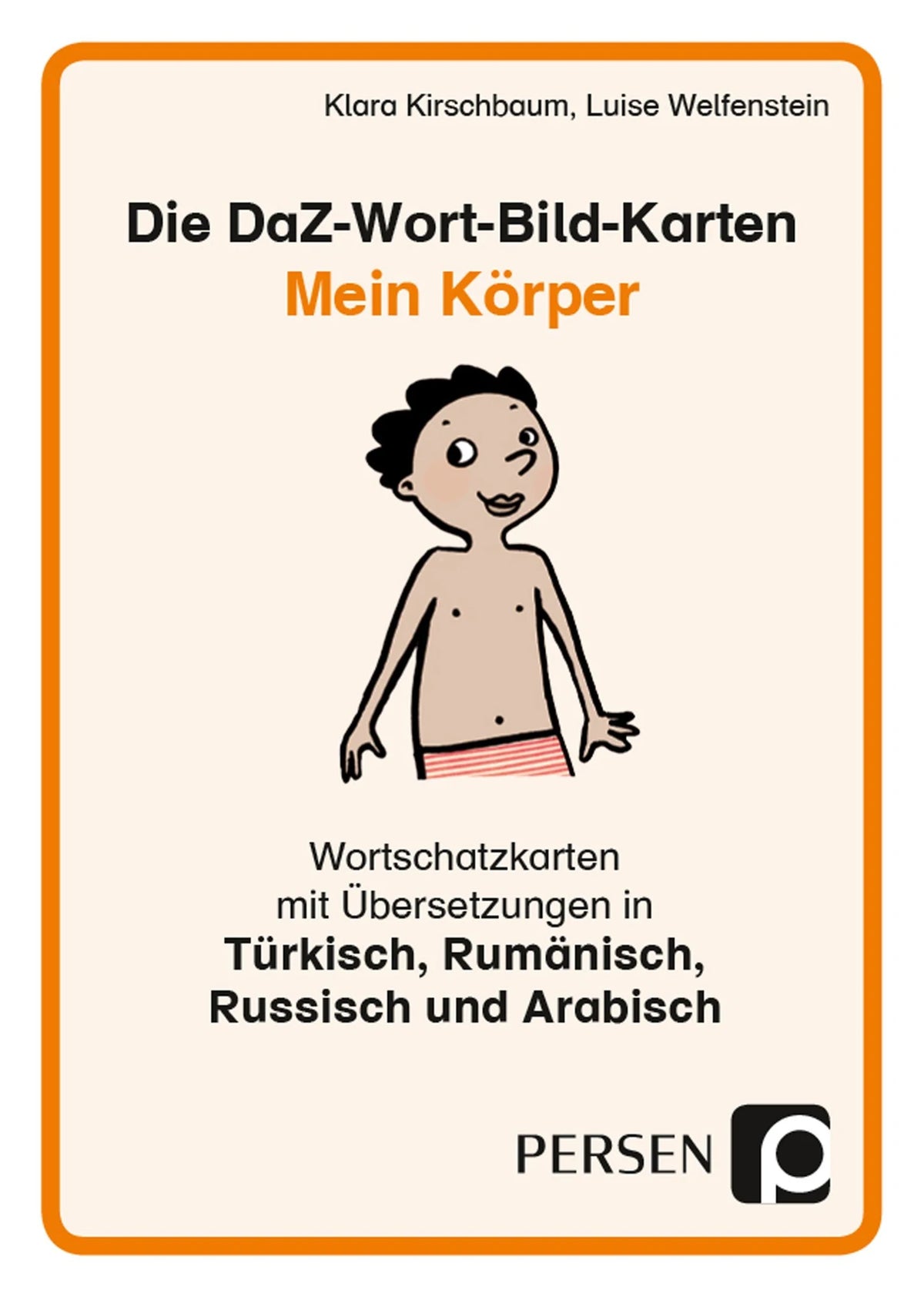 Lernspiel: Die DaZ-Wort-Bild-Karten: Mein Körper
