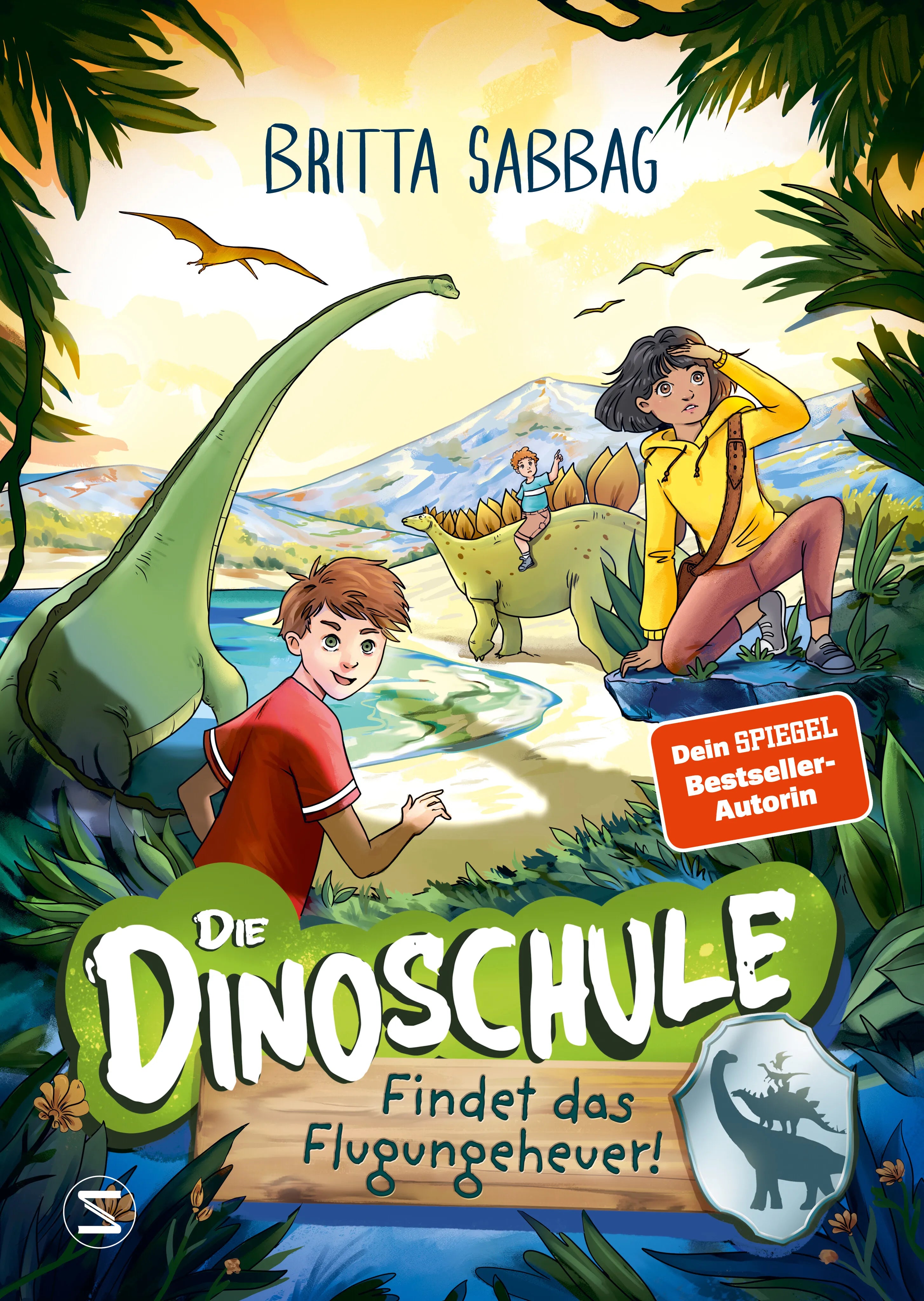 Cover: Die Dinoschule – Findet das Flugungeheuer! (Hardcover) von Britta Sabbag