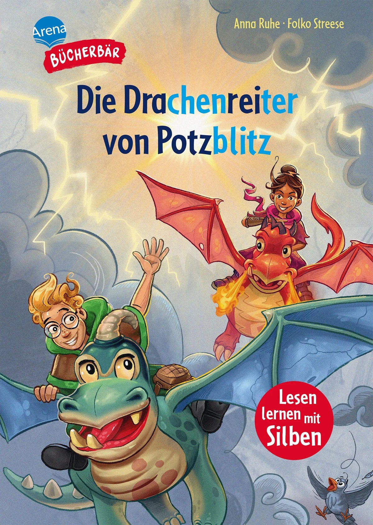 Cover: Die Drachenreiter von Potzblitz (Hardcover) von Anna Ruhe