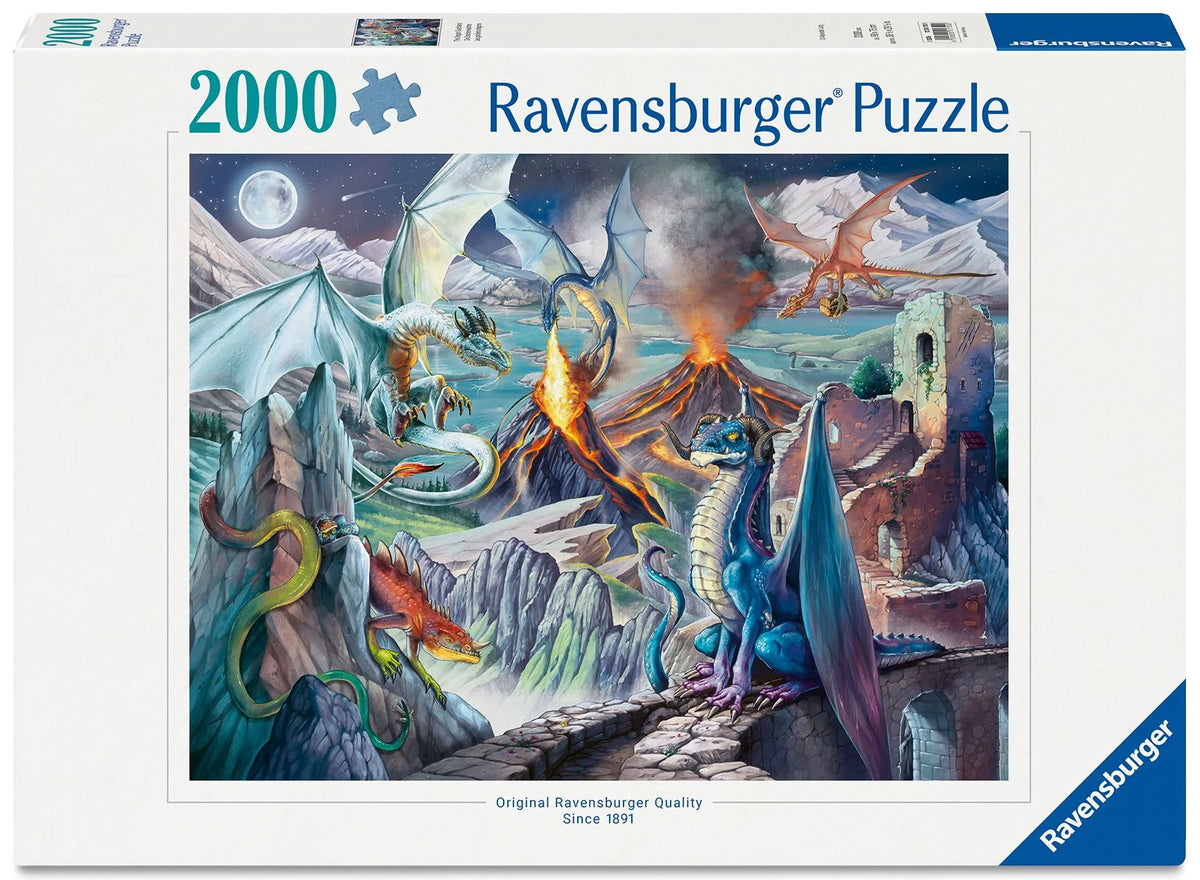 Puzzle: Erwachsenenpuzzle 2000 Teile - Die Drachenwächter