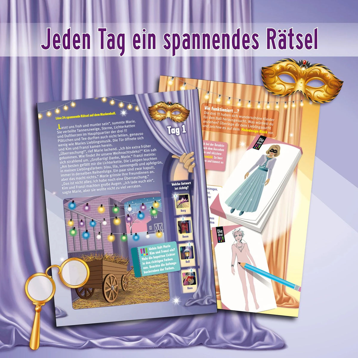 Die drei !!!- Adventskalender 2026 – Ansicht