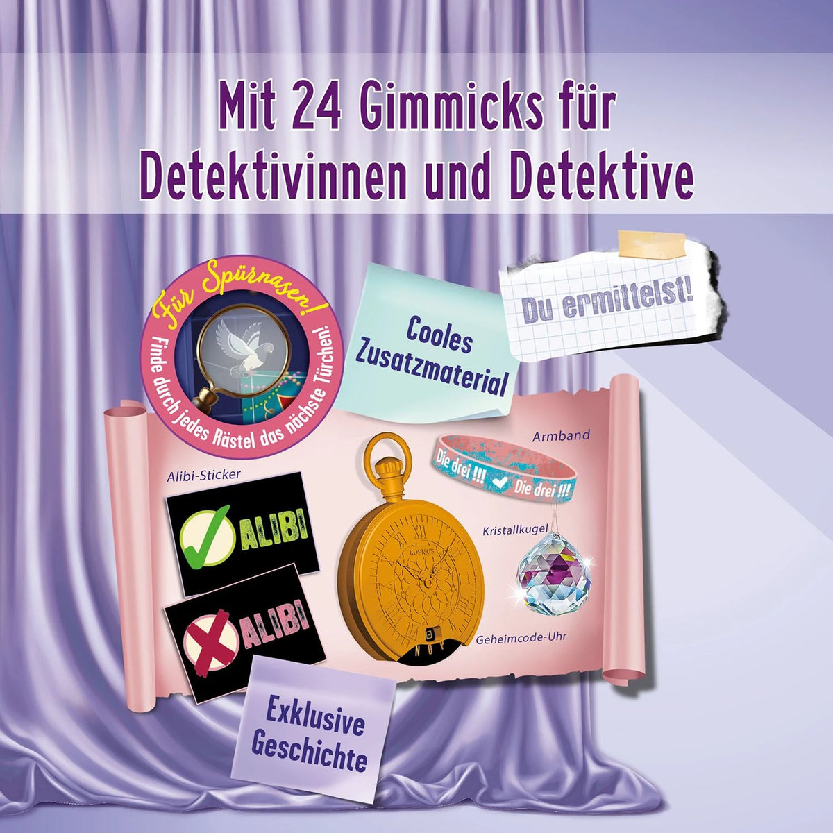 Die drei !!!- Adventskalender 2026 – Ansicht