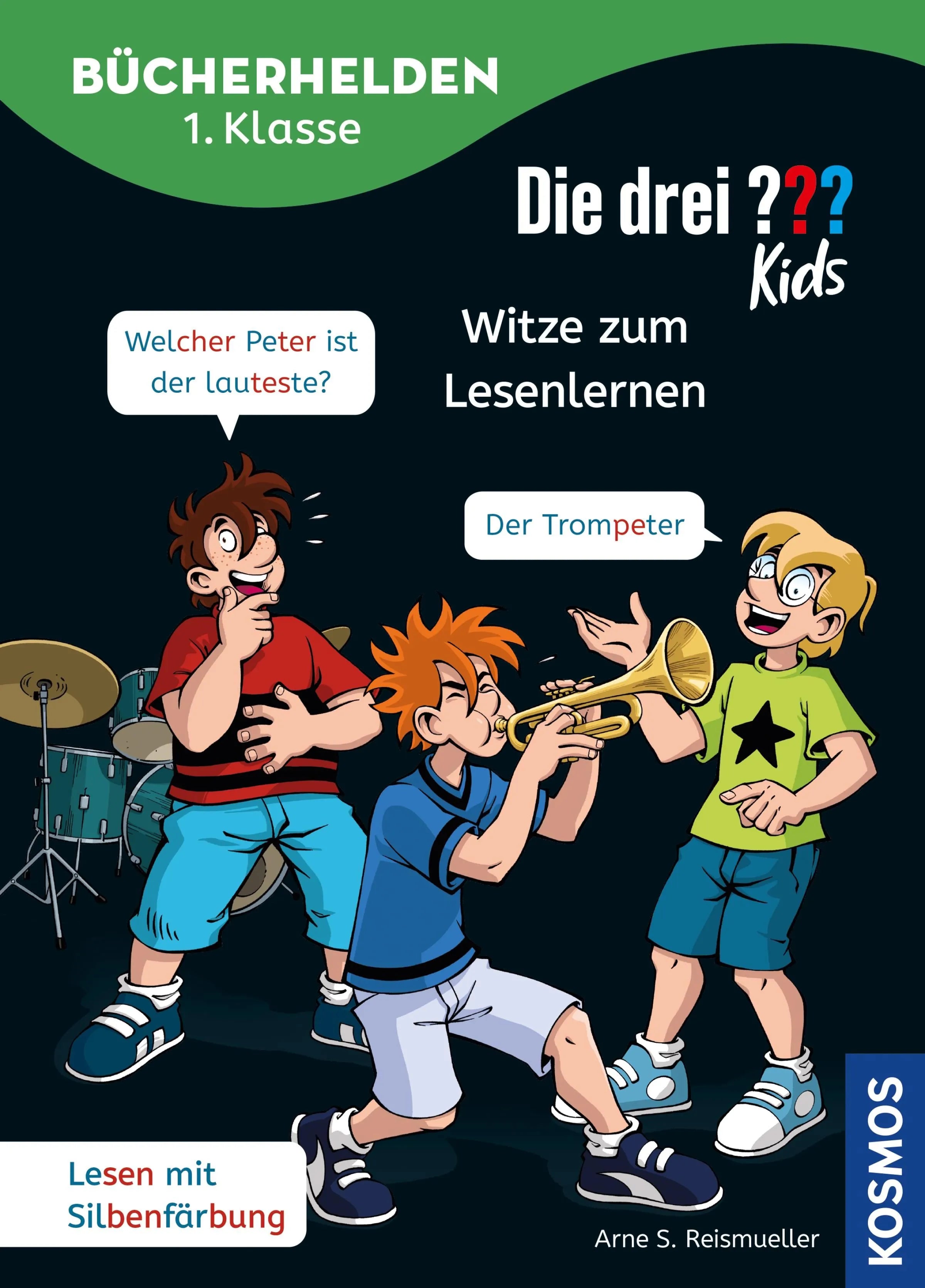 Cover: Die drei ??? Kids, Bücherhelden 1. Klasse, Witze zum Lesenlernen (E-Book) von N. N.