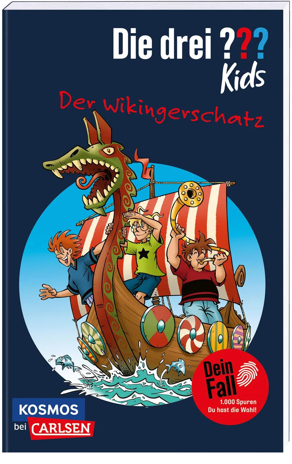 Buchcover von 'Die drei ??? Kids Dein Fall: Der Wikingerschatz' - Taschenbuch von Boris Pfeiffer