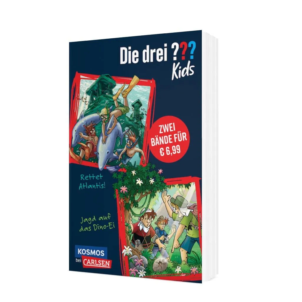 Abbildung von 'Die drei ??? Kids: Doppelband mit Rettet Atlantis! und Jagd auf das Dino-Ei'