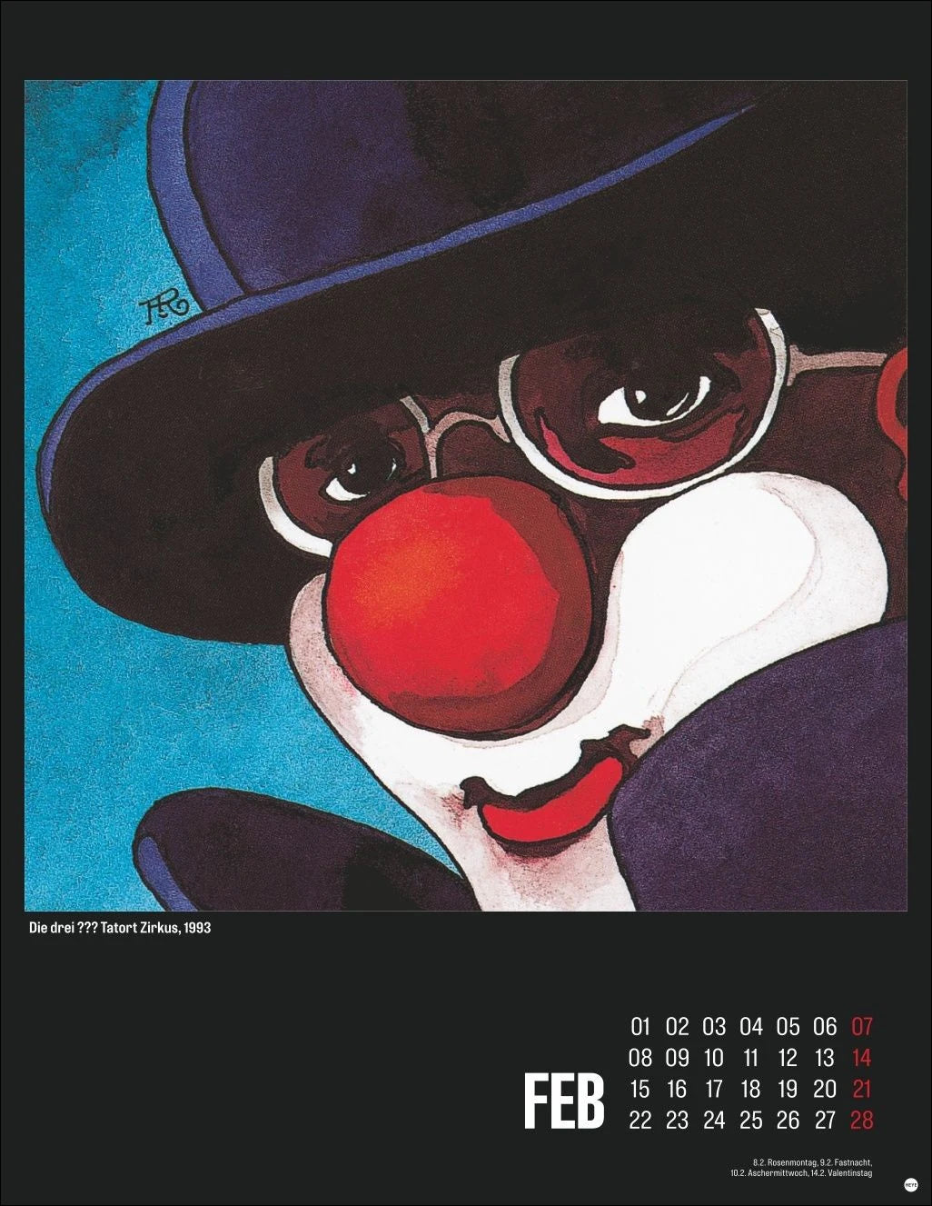 Die drei ??? Posterkalender 2027 – Ansicht