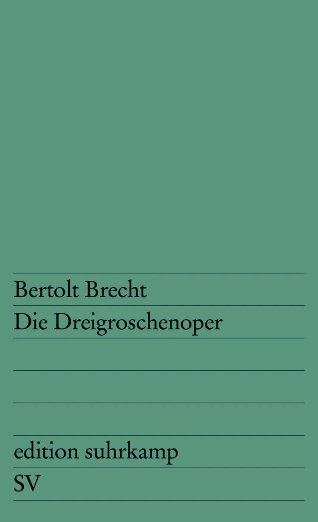 Buchcover von 'Die Dreigroschenoper' - Taschenbuch von Bertolt Brecht
