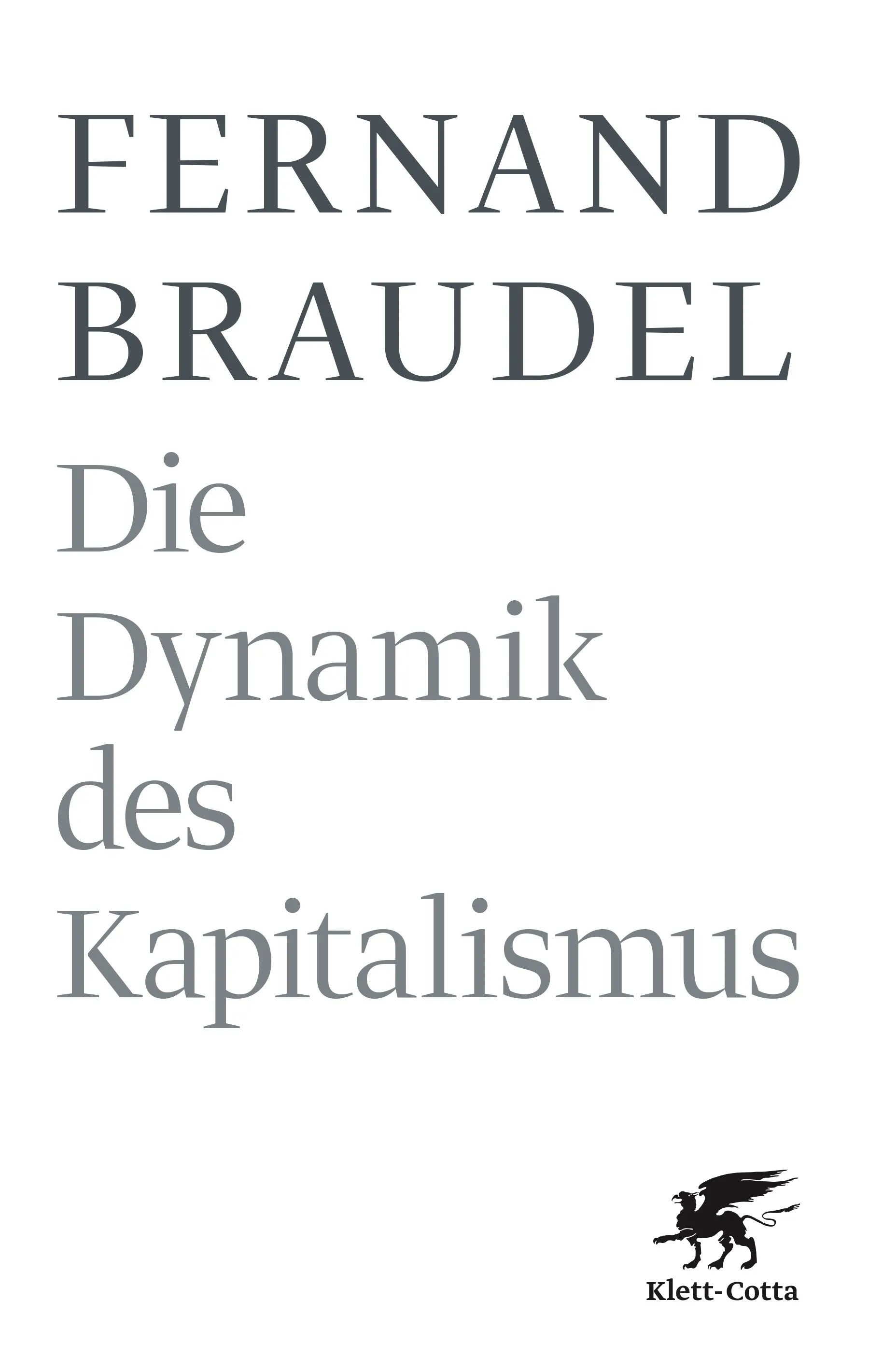 Buchcover von 'Die Dynamik des Kapitalismus' - Paperback von Fernand Braudel