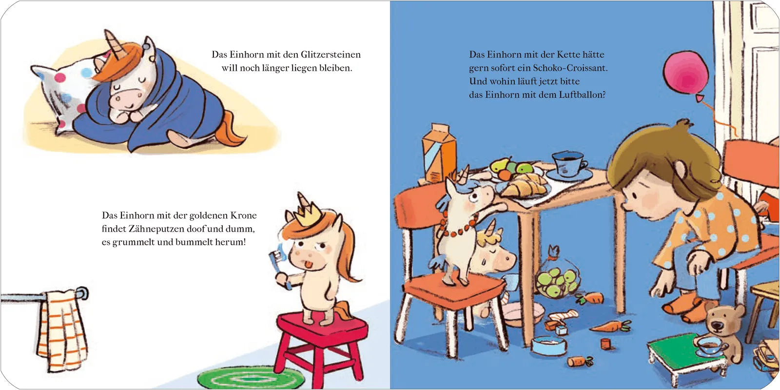 Detailansicht: Die Einhorn-Trödel-Bande. Dalli dalli, hopp hopp! (Hardcover)