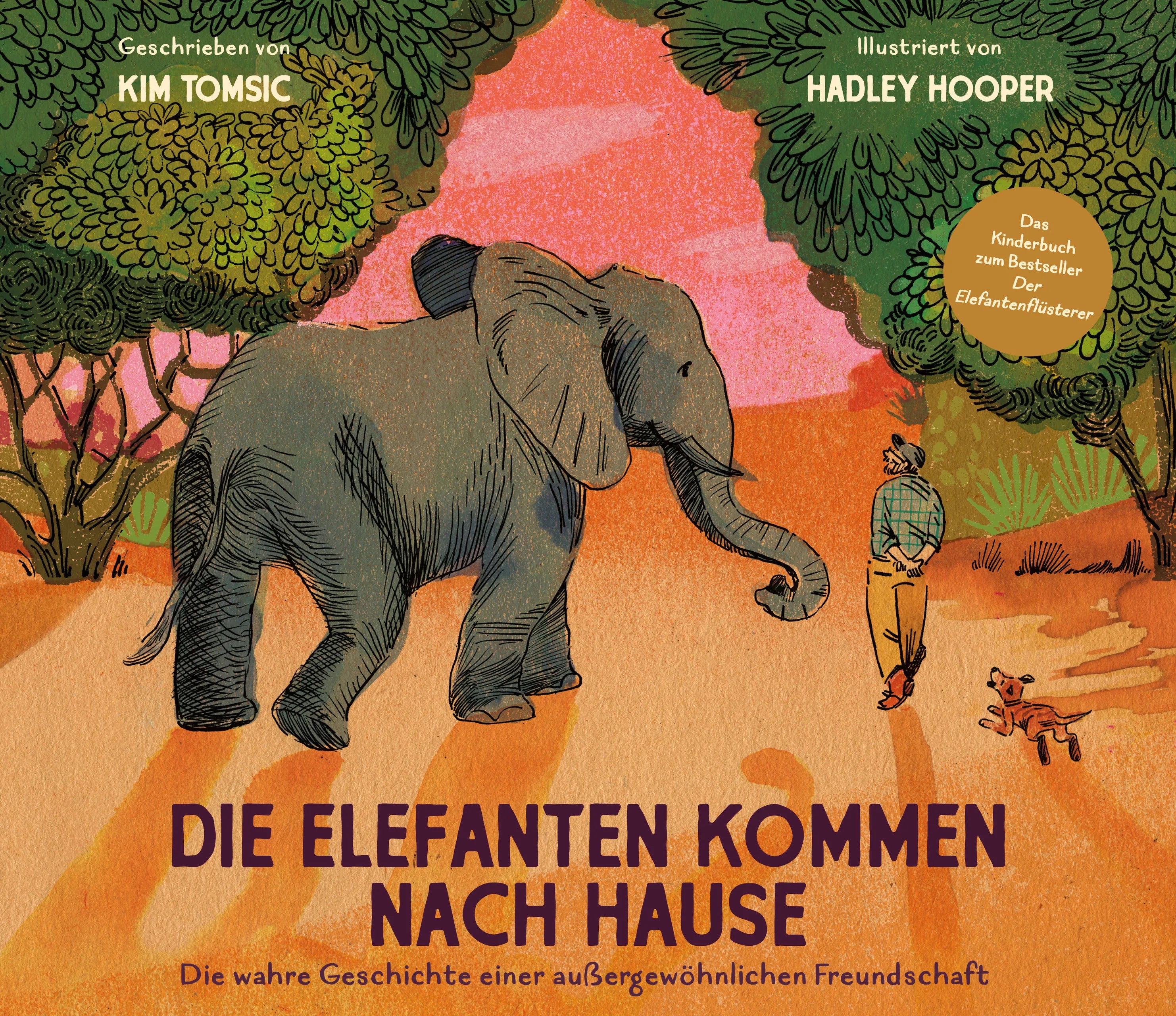 Buchcover von 'Die Elefanten kommen nach Hause' - Gebundene Ausgabe von Kim Tomsic