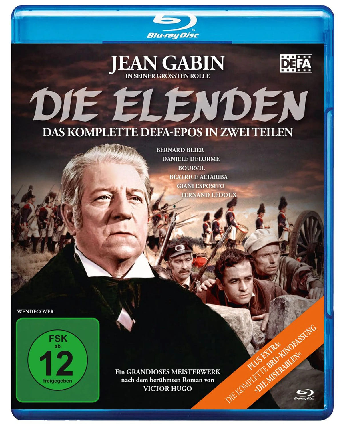 Blu-ray-Cover: Die Elenden / Die Miserablen. Regie: Jean-Paul Le Chanois