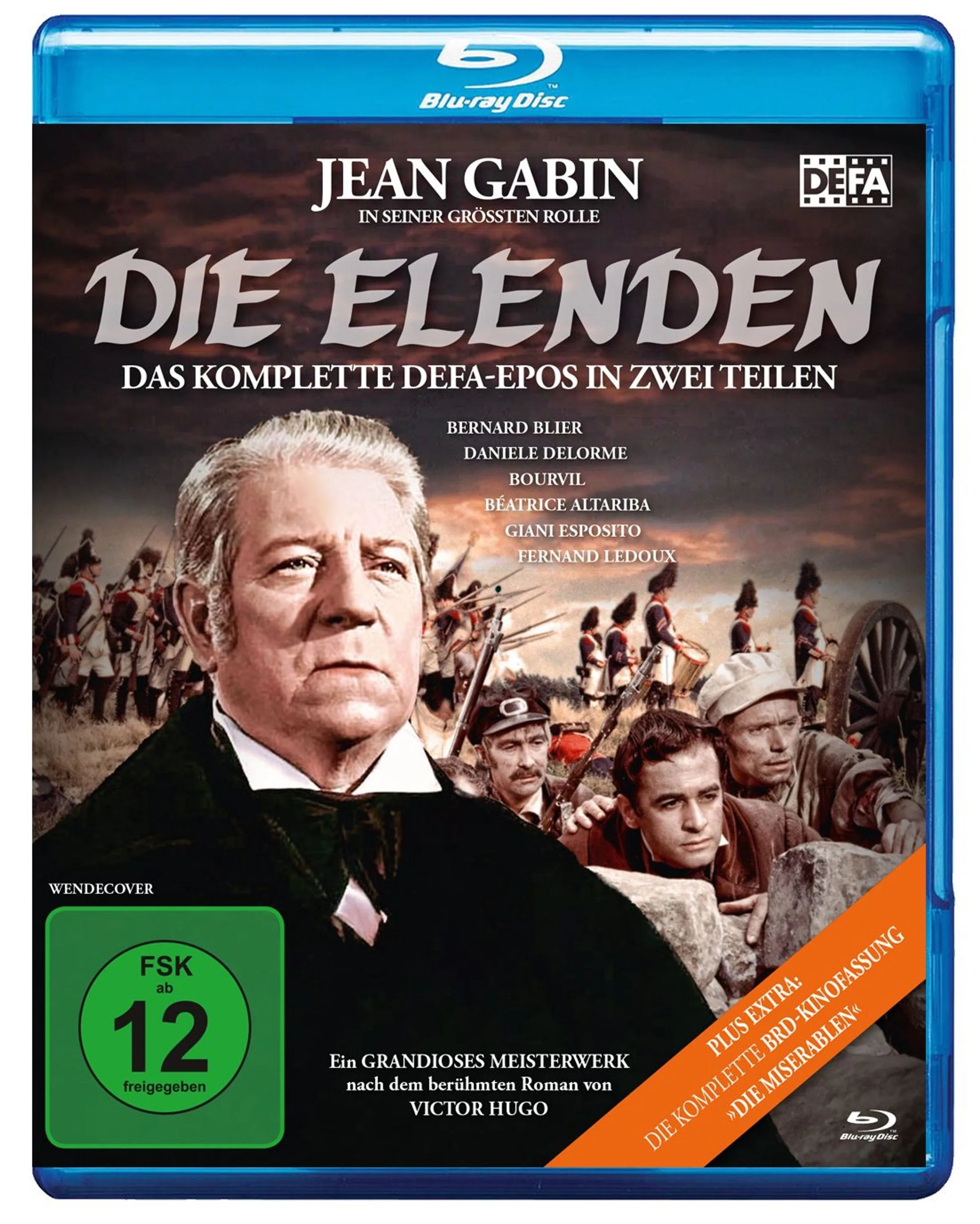 Blu-ray-Cover: Die Elenden / Die Miserablen. Regie: Jean-Paul Le Chanois