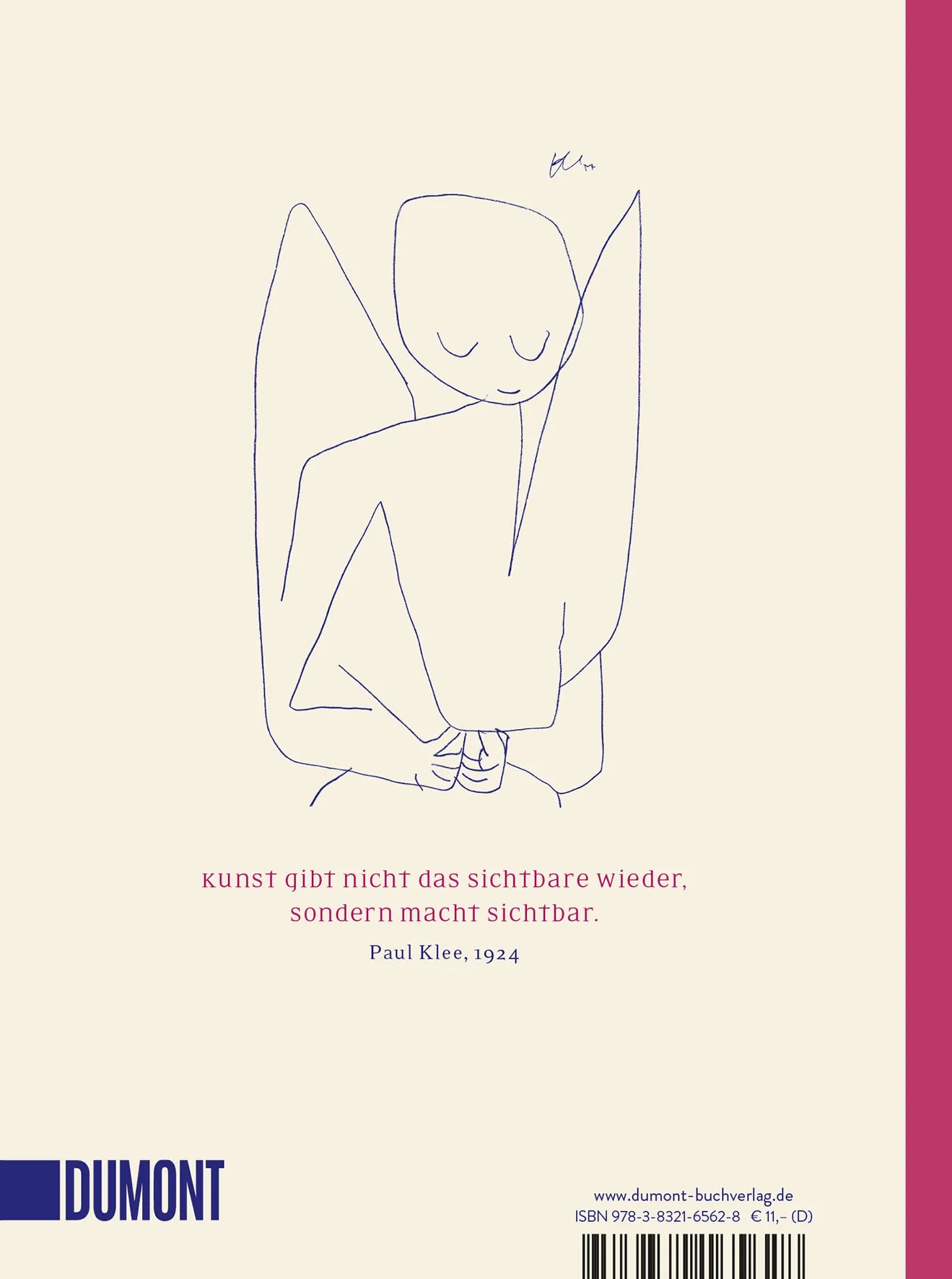 BuchrÃ¼ckseite von 'Die Engel von Paul Klee' mit Klappentext - Taschenbuch