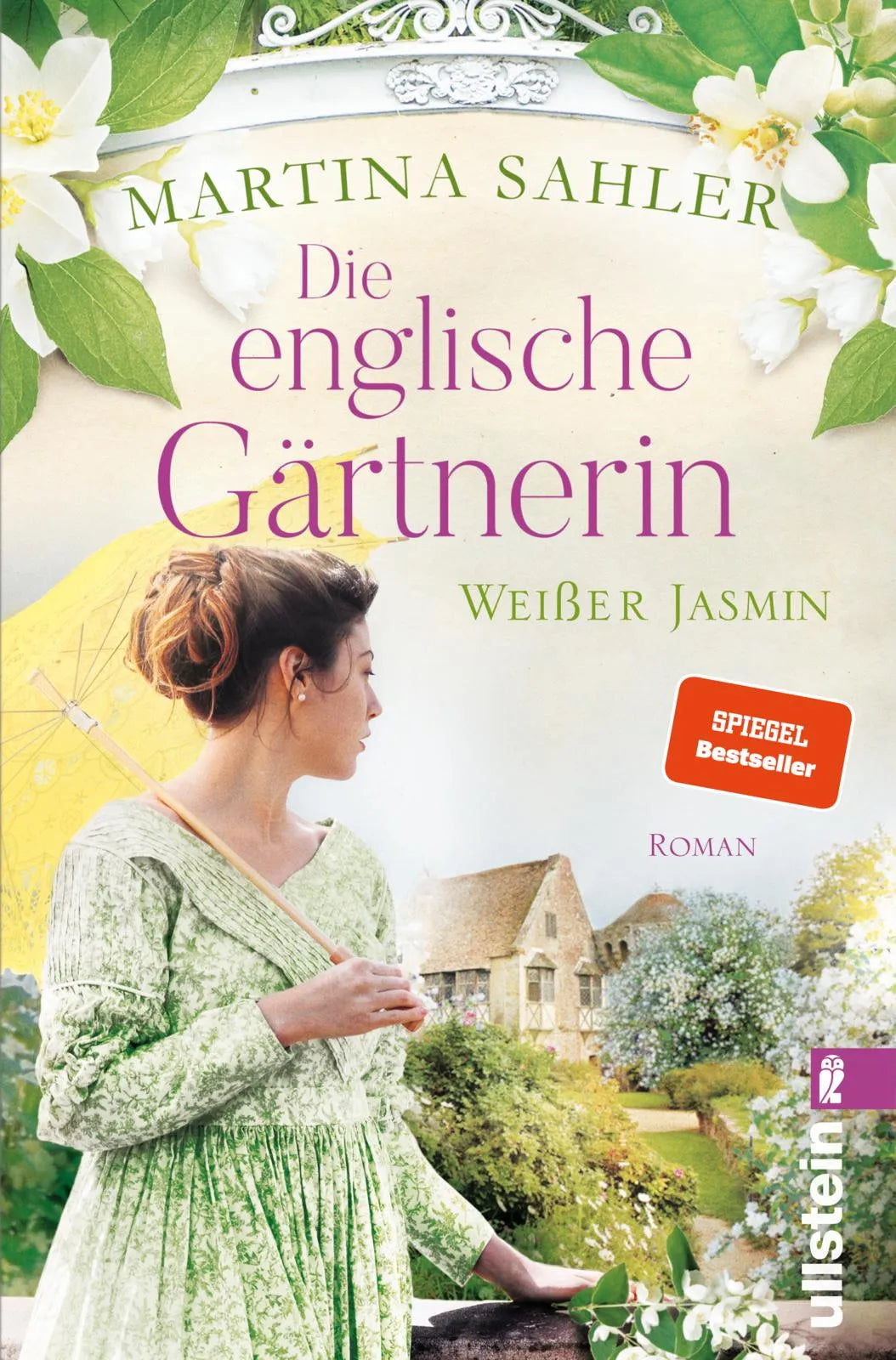 Buchcover von 'Die englische Gärtnerin - Weißer Jasmin' - Paperback von Martina Sahler
