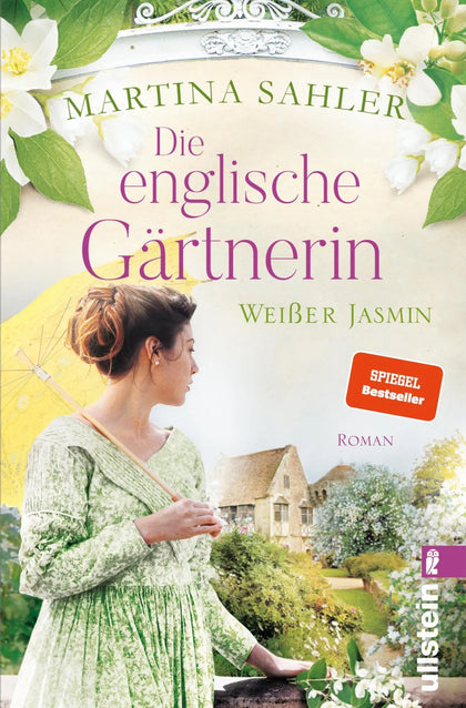 Buchcover von 'Die englische Gärtnerin - Weißer Jasmin' - Paperback von Martina Sahler