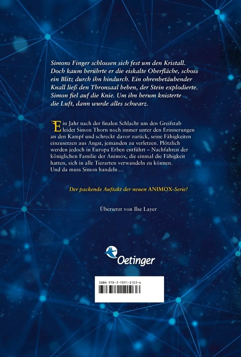 Rückseite: Die Erben der Animox 1. Die Beute des Fuchses (Hardcover)