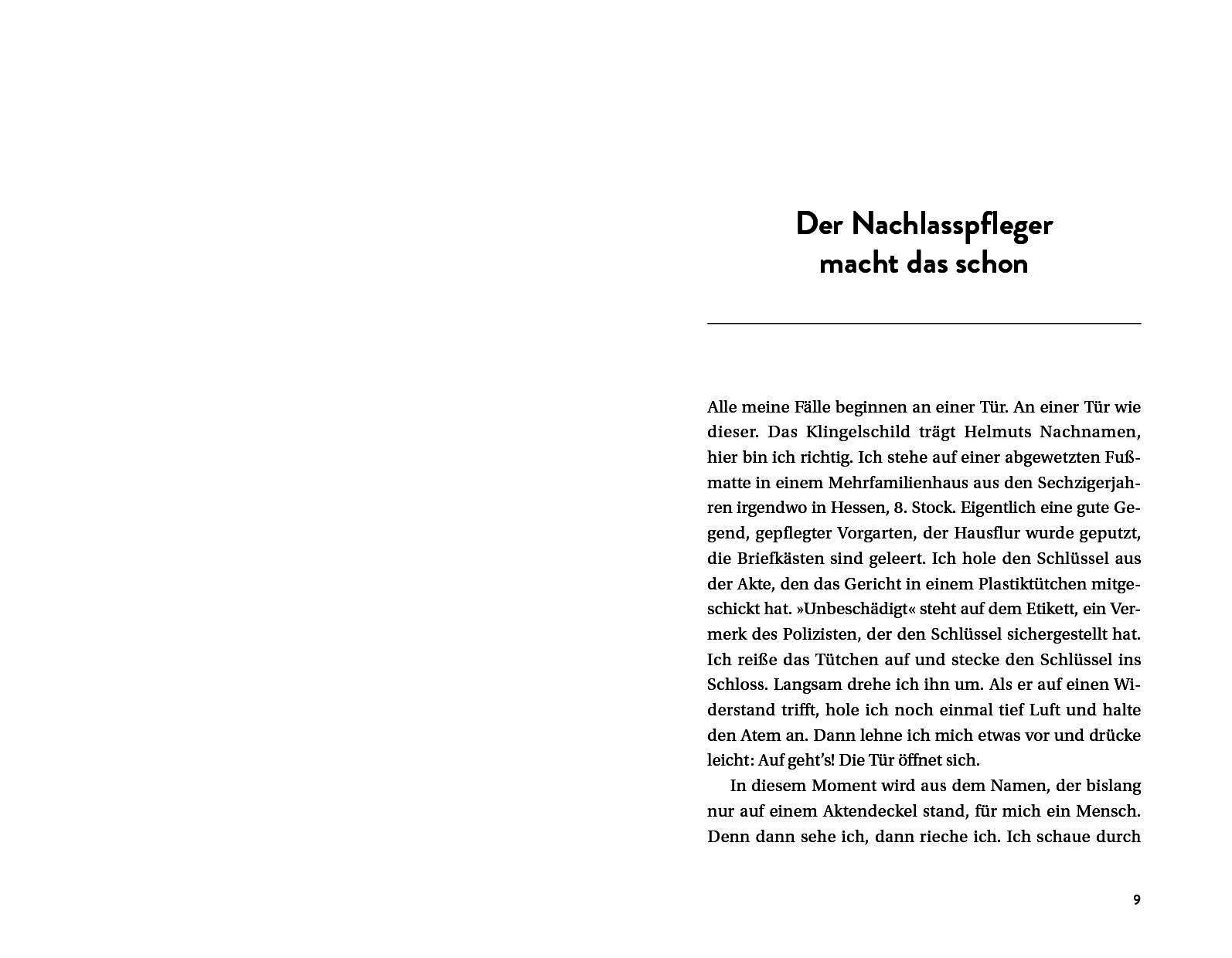 Innenansicht von 'Die Erben der Toten' - Gebundene Ausgabe