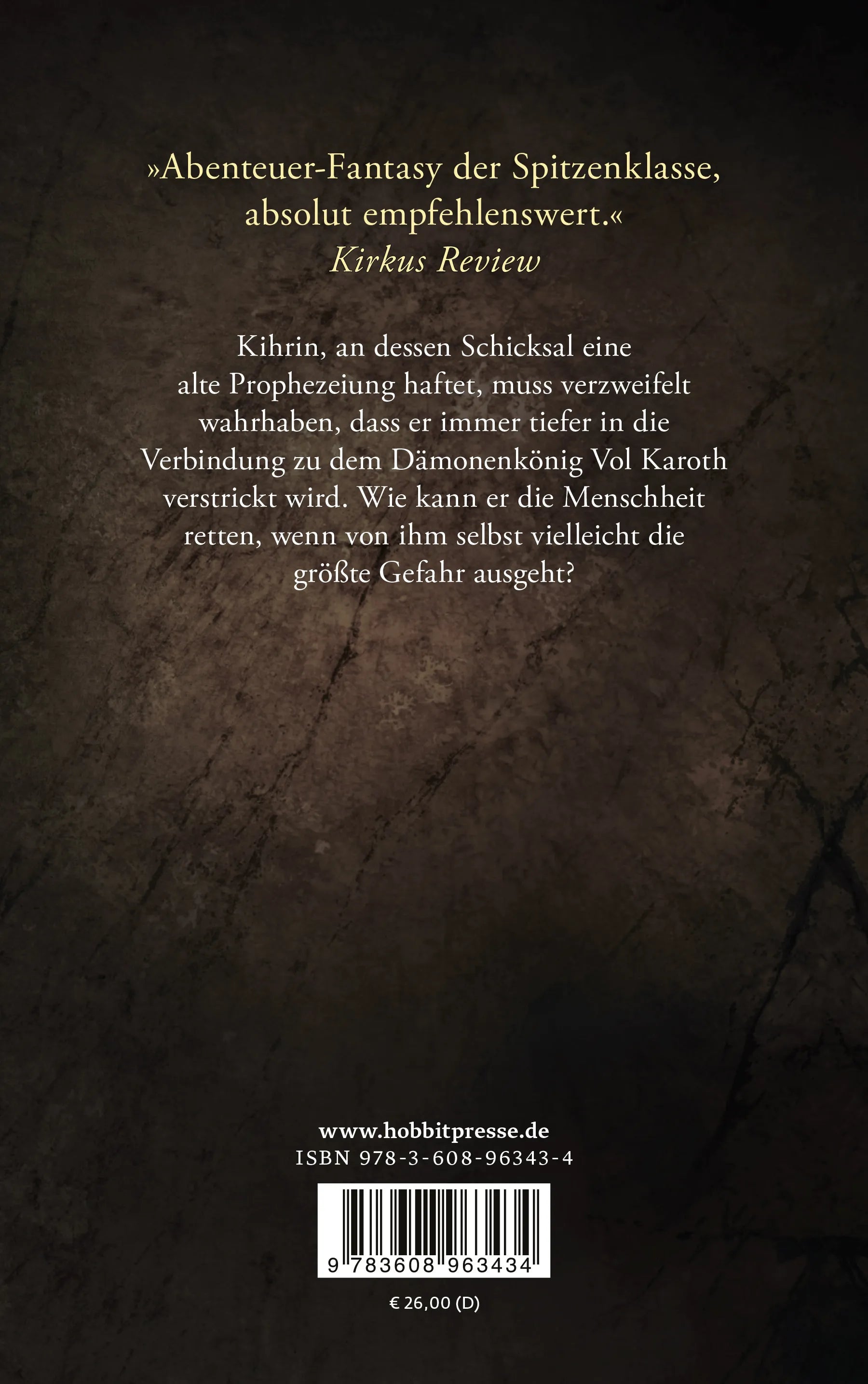 Buchrückseite von 'Die Erinnerung der Seelen' mit Klappentext - Gebundene Ausgabe