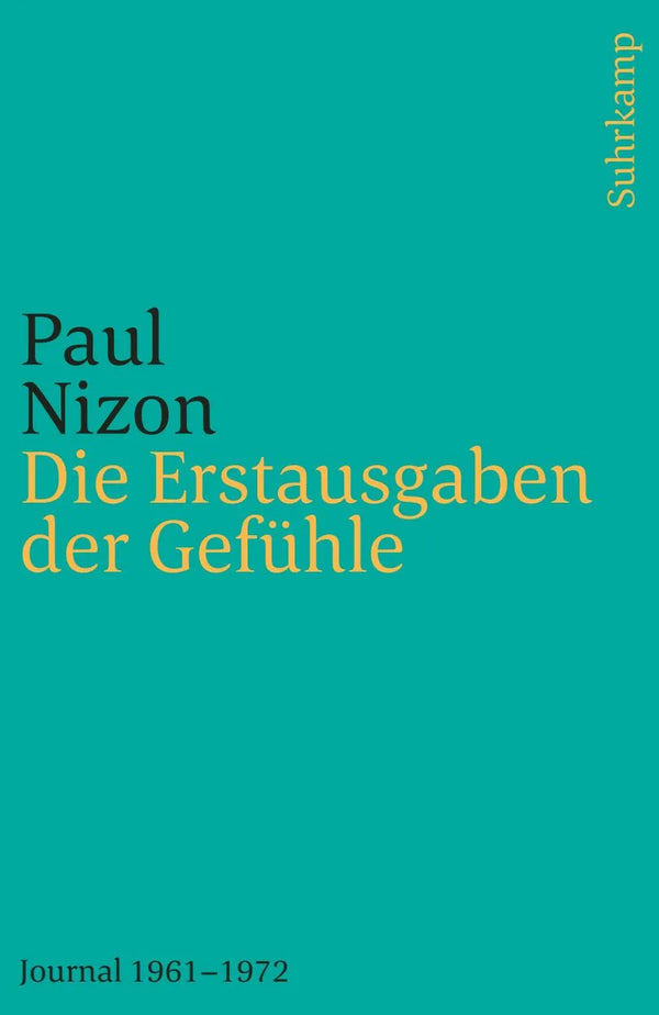 Die Erstausgaben der Gefühle