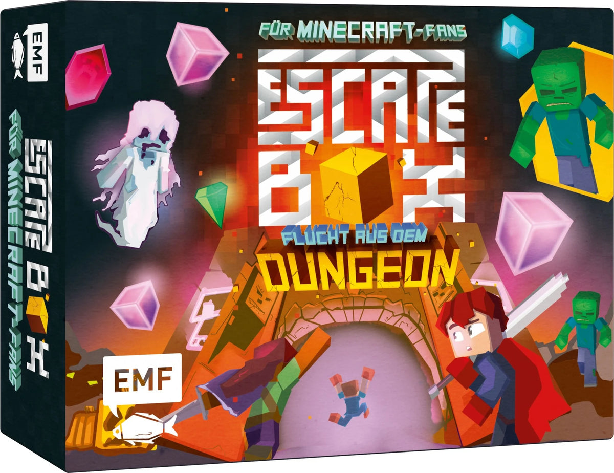 Escape-Spiel: Die Escape-Box für Minecraft-Fans: Flucht aus dem Dungeon