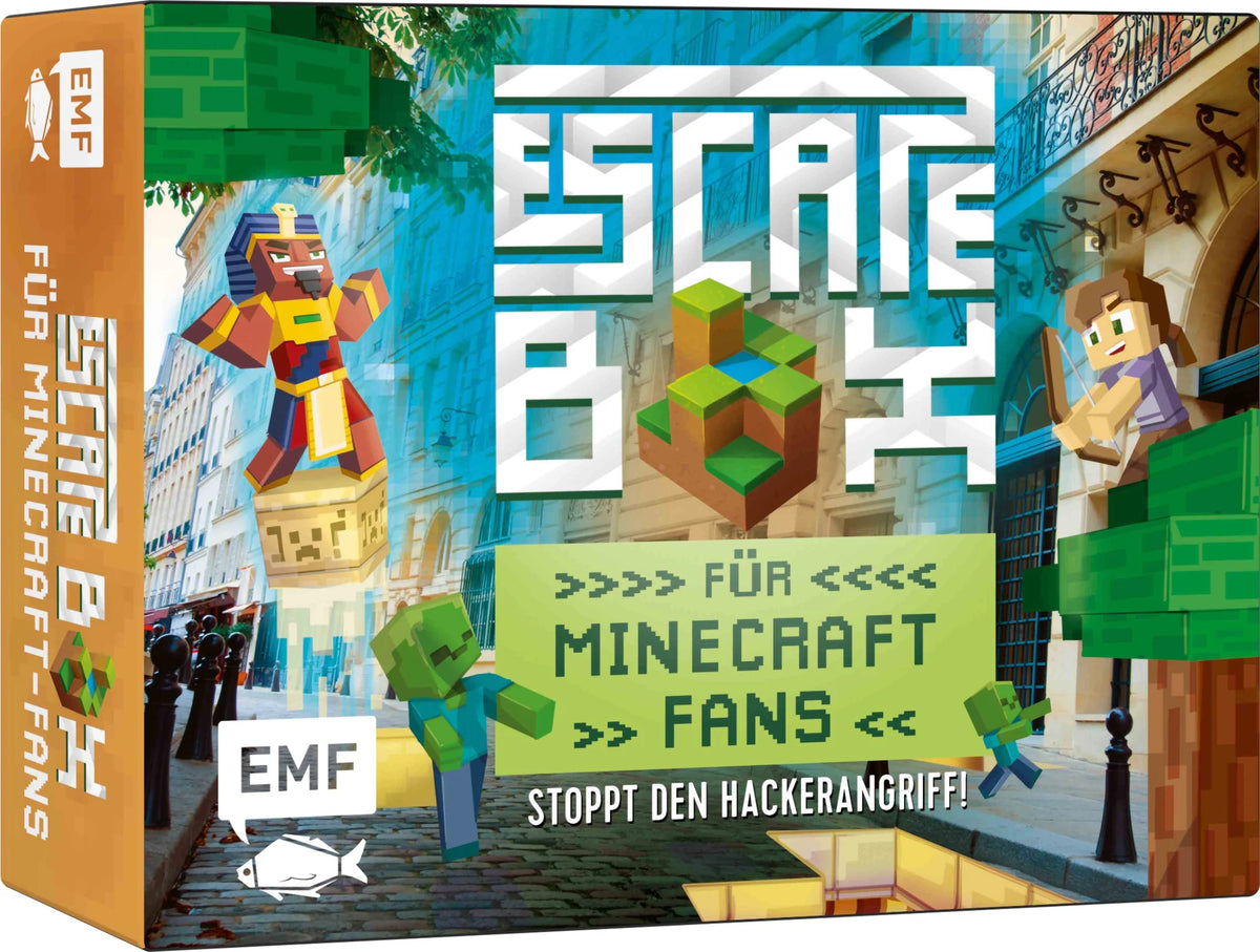 Escape-Spiel: Die Escape-Box für Minecraft-Fans: Stoppt den Hackerangriff!