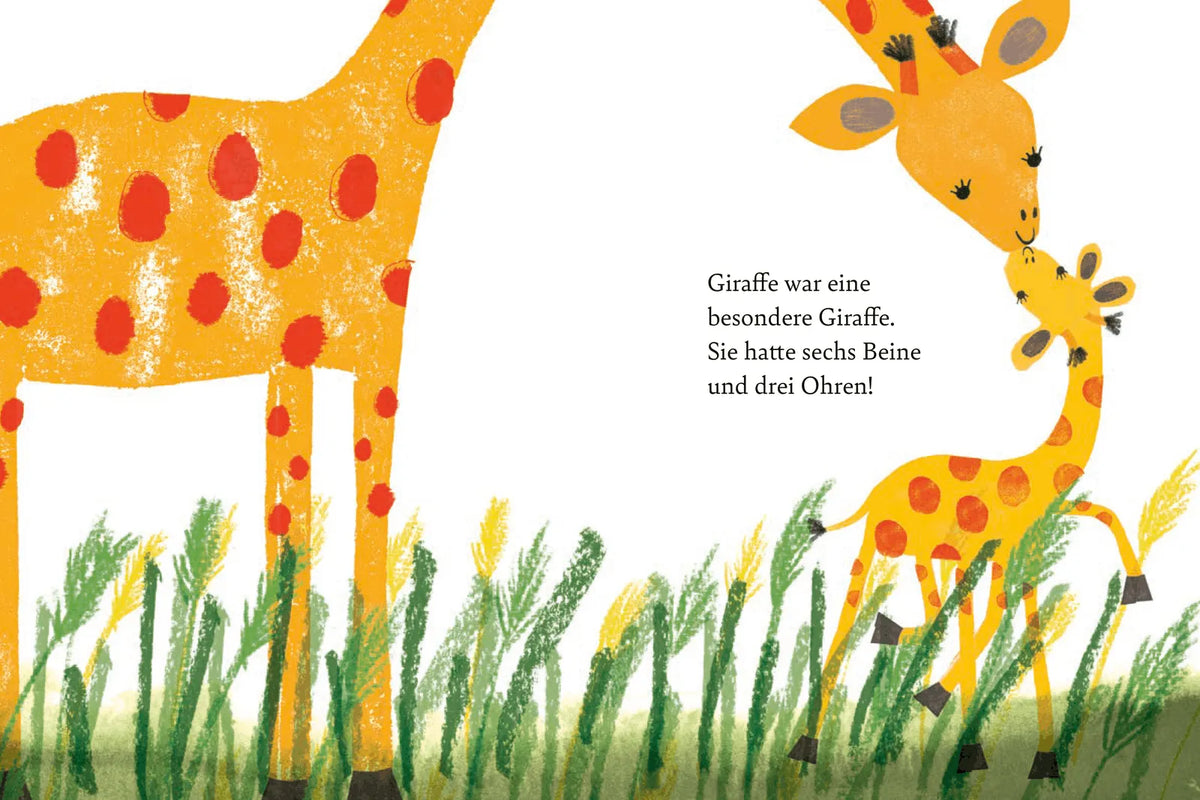 Detailansicht: Die etwas andere Giraffe (Hardcover)