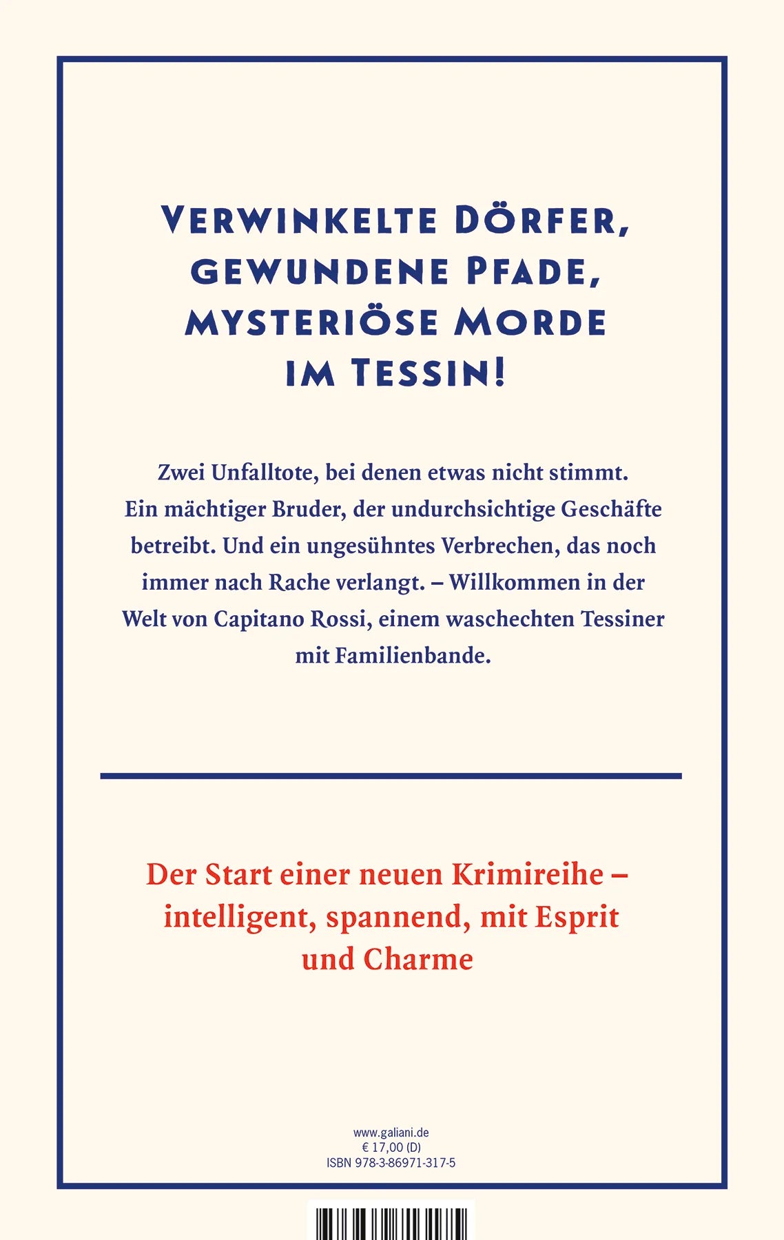 Rückseite: Die Familie sehen und sterben (Paperback)
