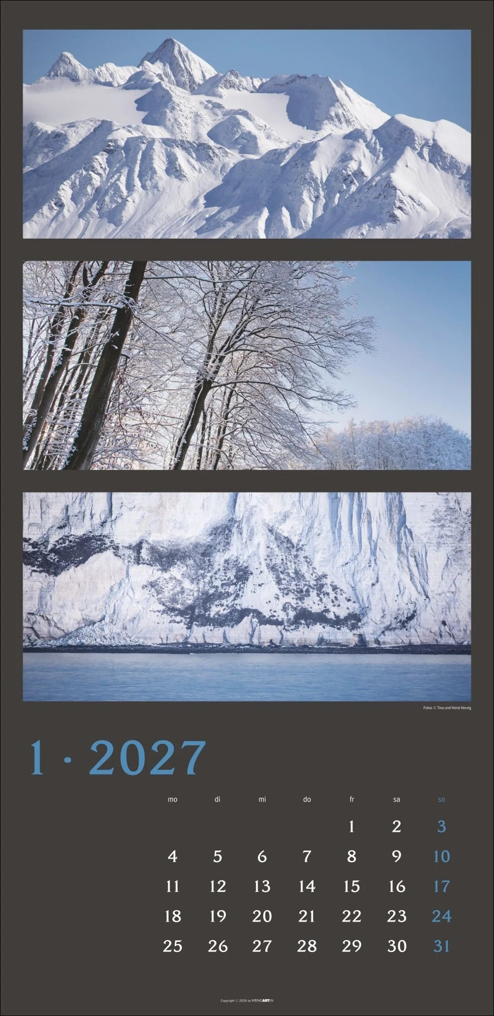 Die Farben der Natur Kalender 2027 – Ansicht