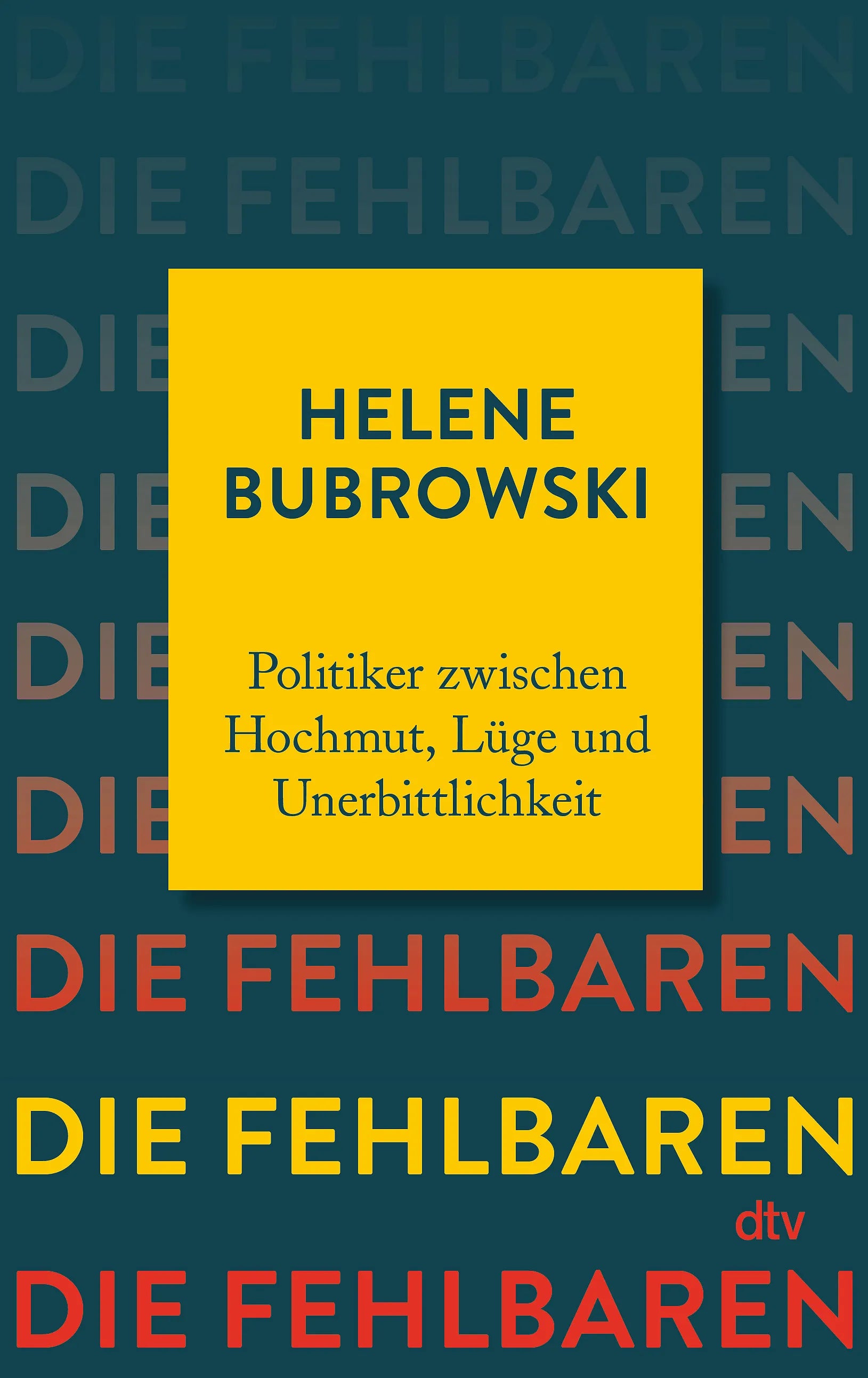 Buchcover von 'Die Fehlbaren' - Gebundene Ausgabe von Helene Bubrowski