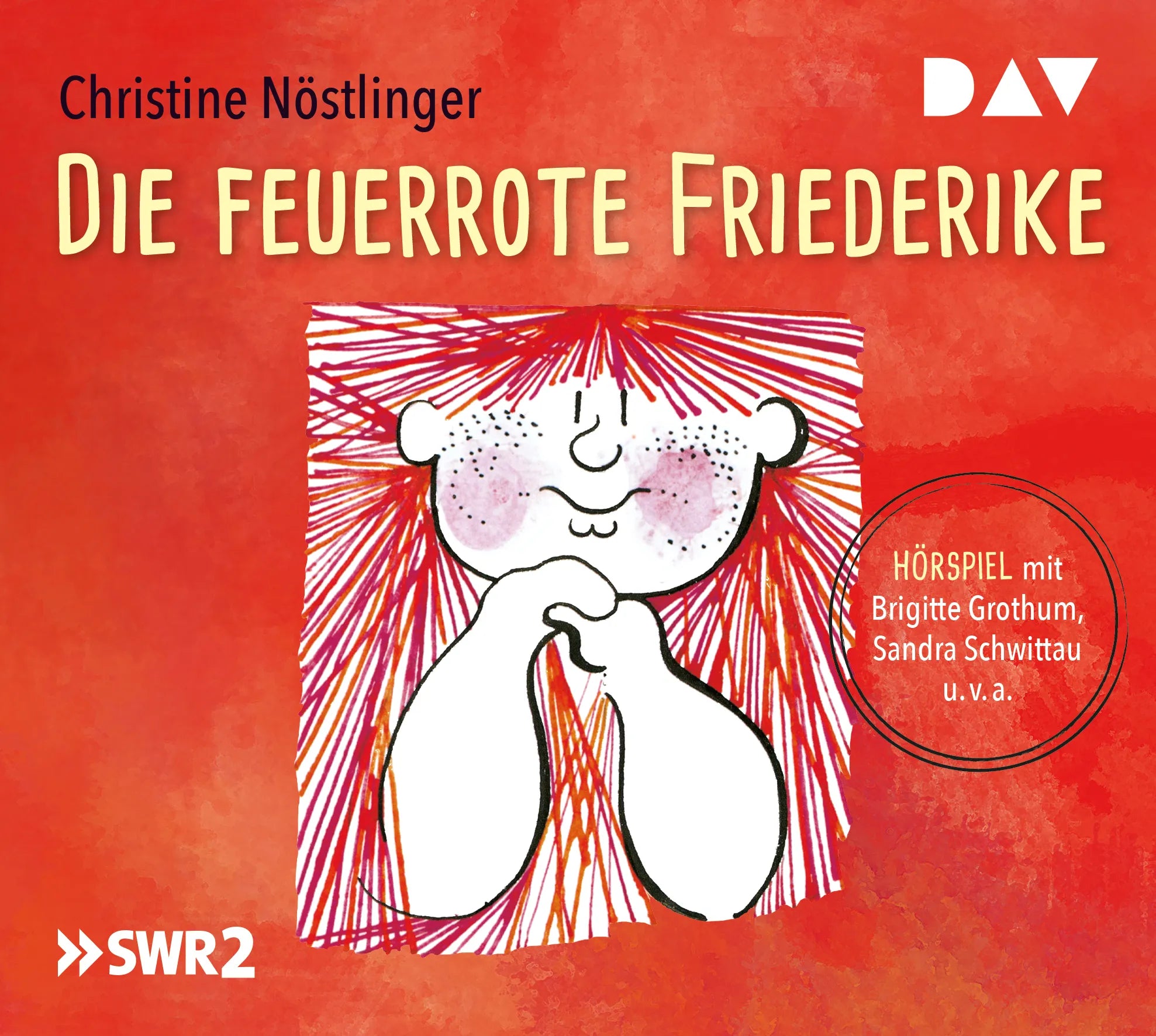 Buchcover von 'Die feuerrote Friederike' - Hörbuch (CD) von Christine Nöstlinger