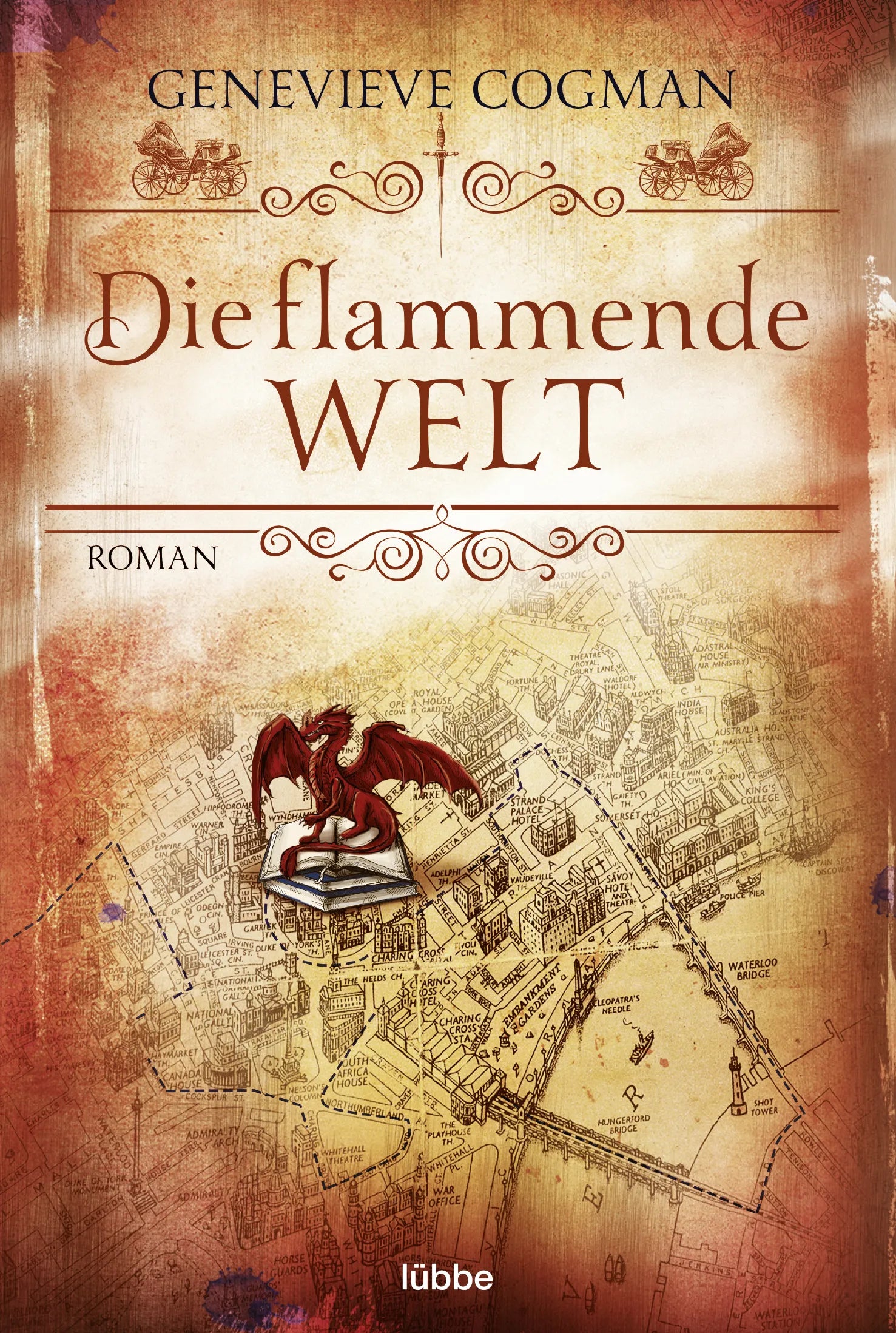 Buchcover von 'Die flammende Welt' - Taschenbuch von Genevieve Cogman