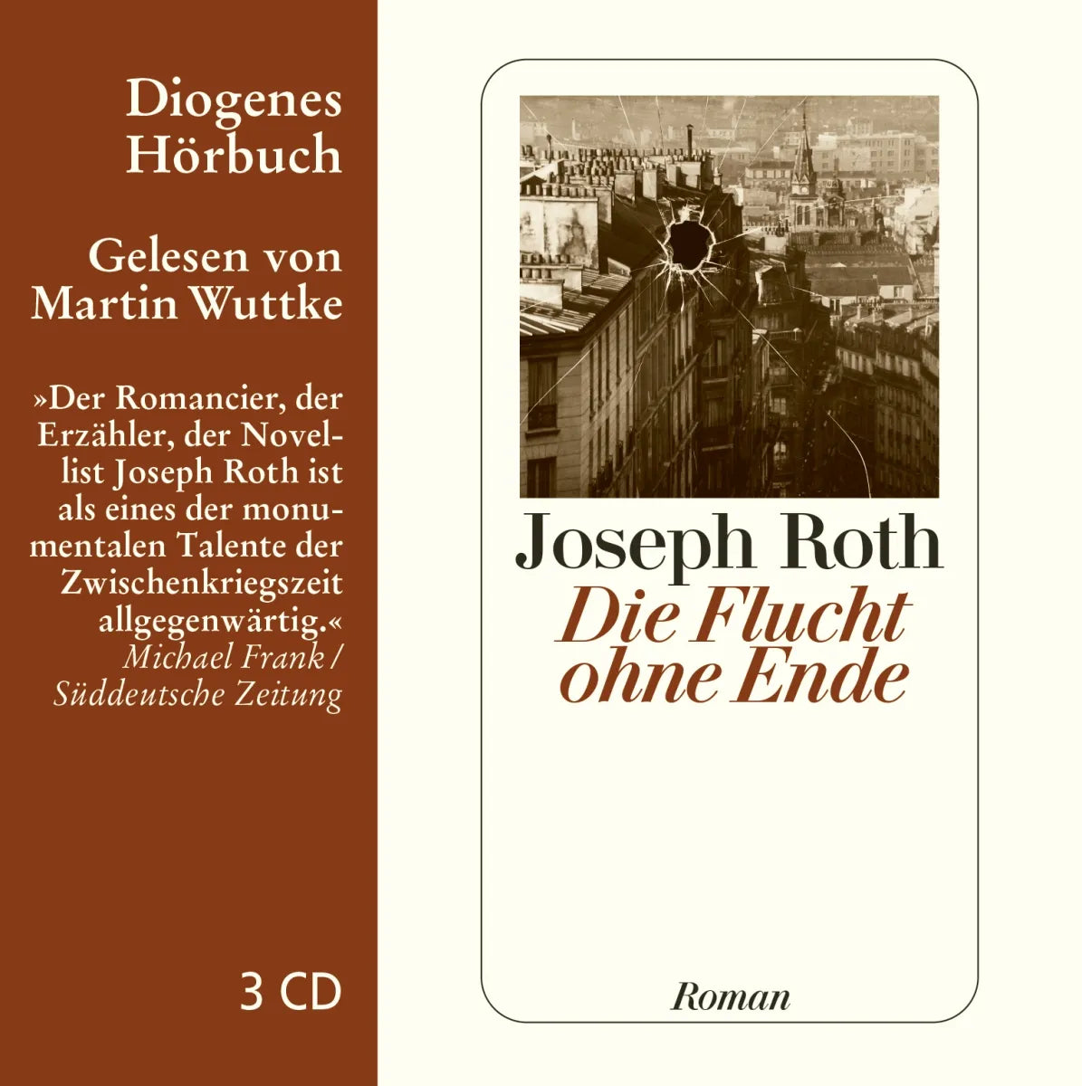 Buchcover von 'Die Flucht ohne Ende' - Hörbuch (CD) von Joseph Roth