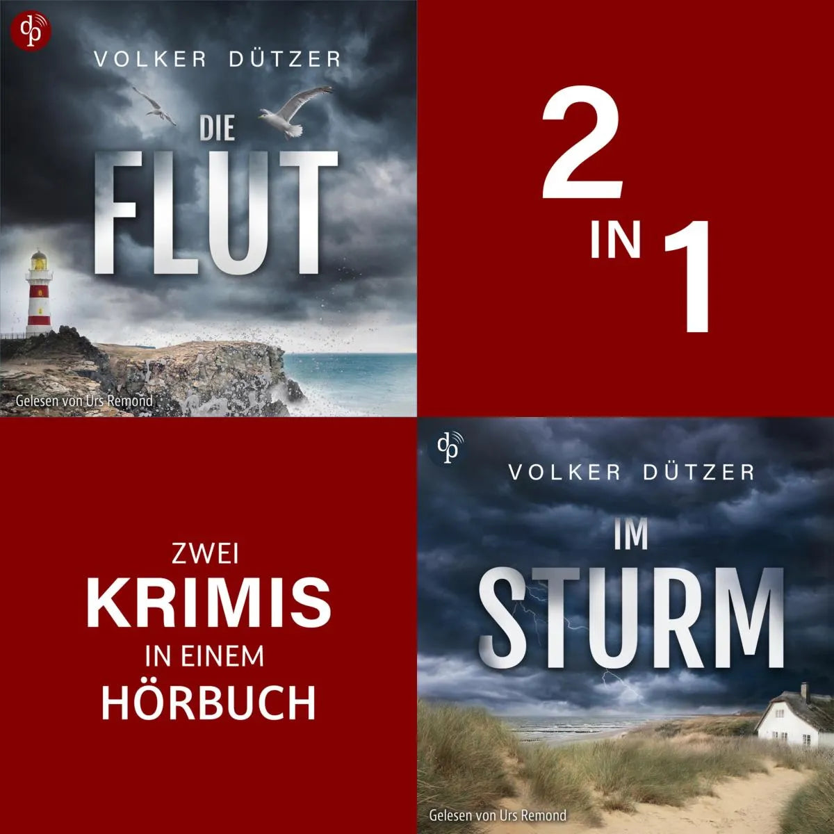 Cover: Die Flut & Im Sturm: Das 2-in-1-Bundle (Hörbuch Download) von Volker Dützer