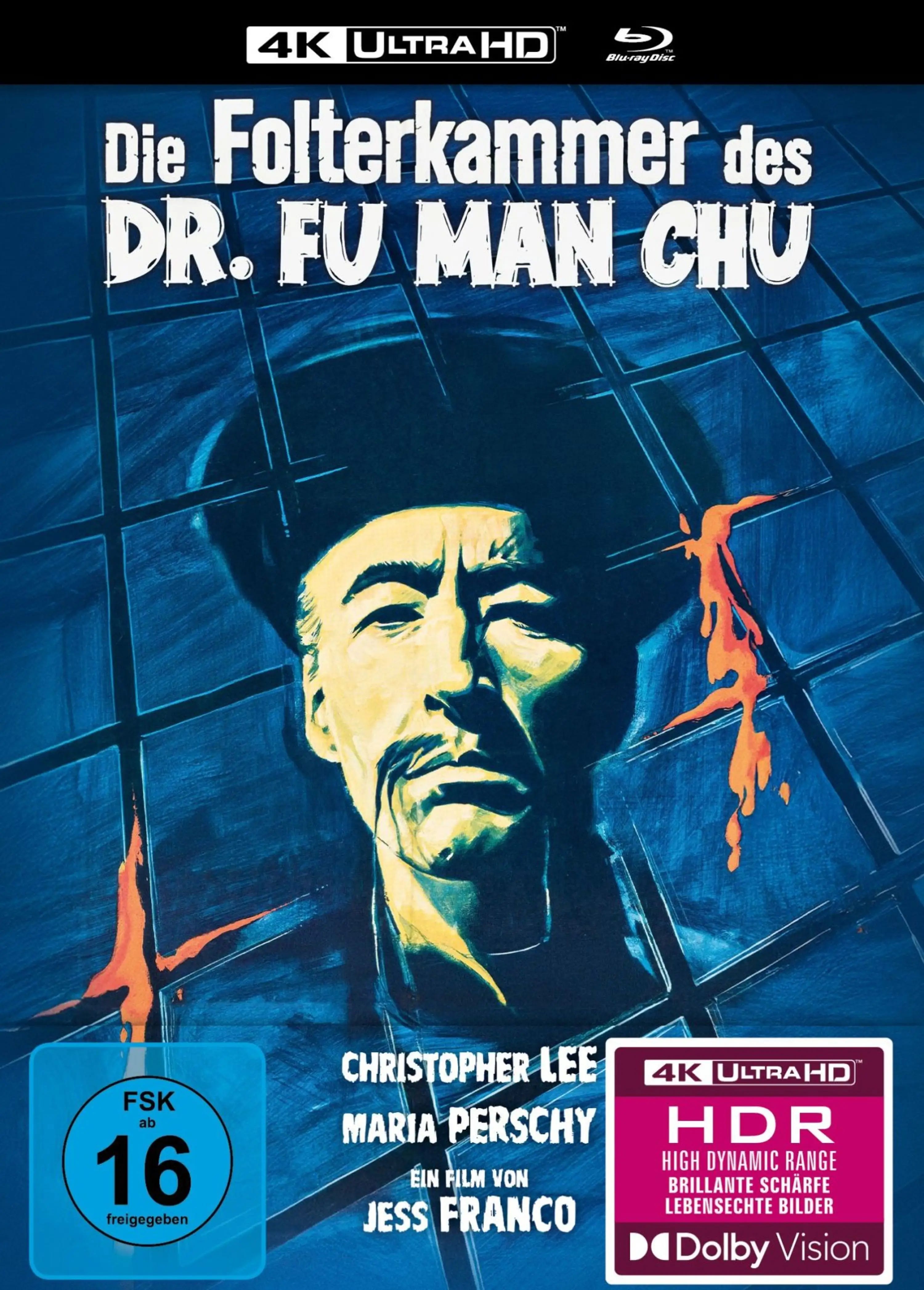 Die Folterkammer des Dr. Fu Man Chu 4K Ultra HD Blu-ray Cover – Frontcover Bild