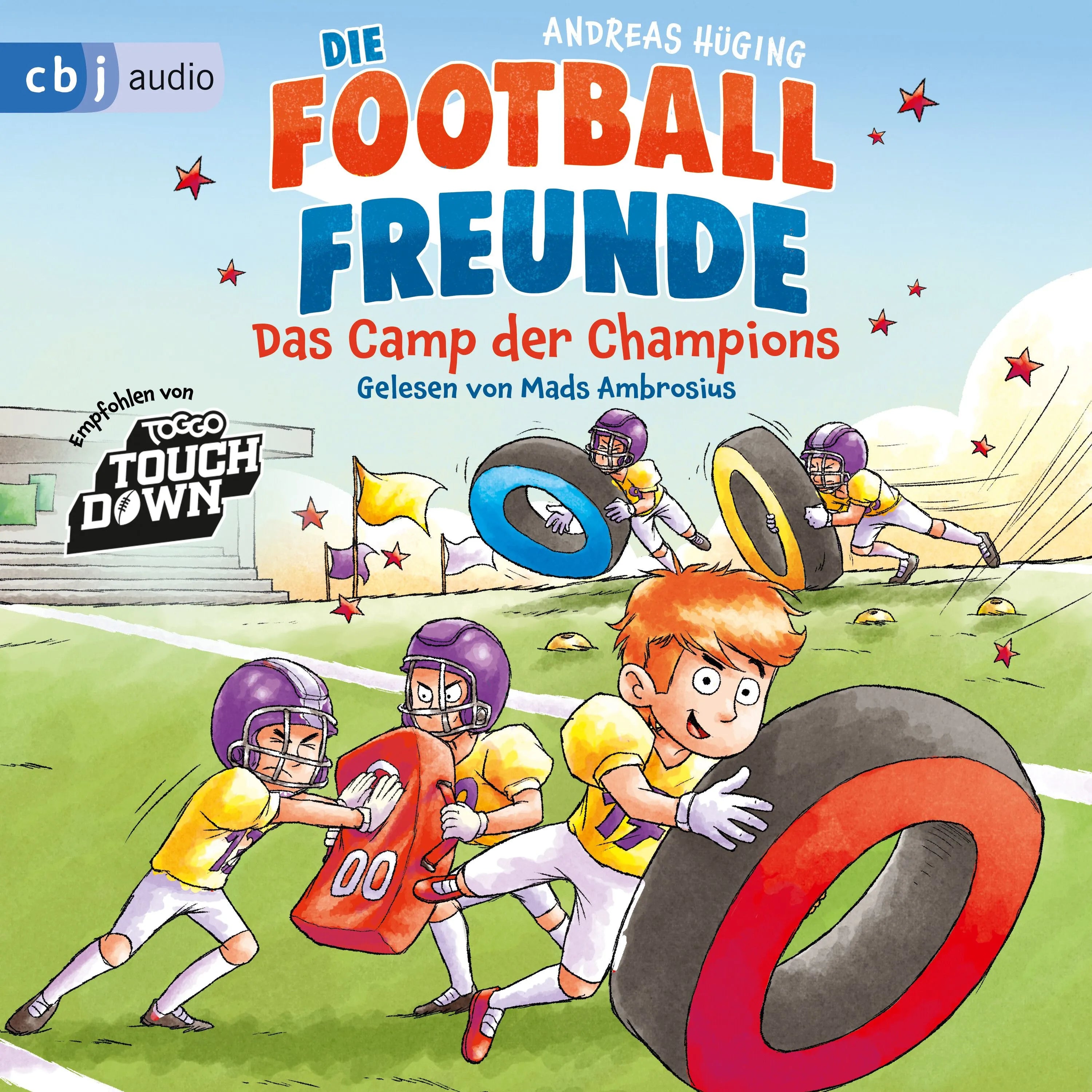 Cover: Die Football-Freunde - Das Camp der Champions (Hörbuch Download) von Andreas Hüging