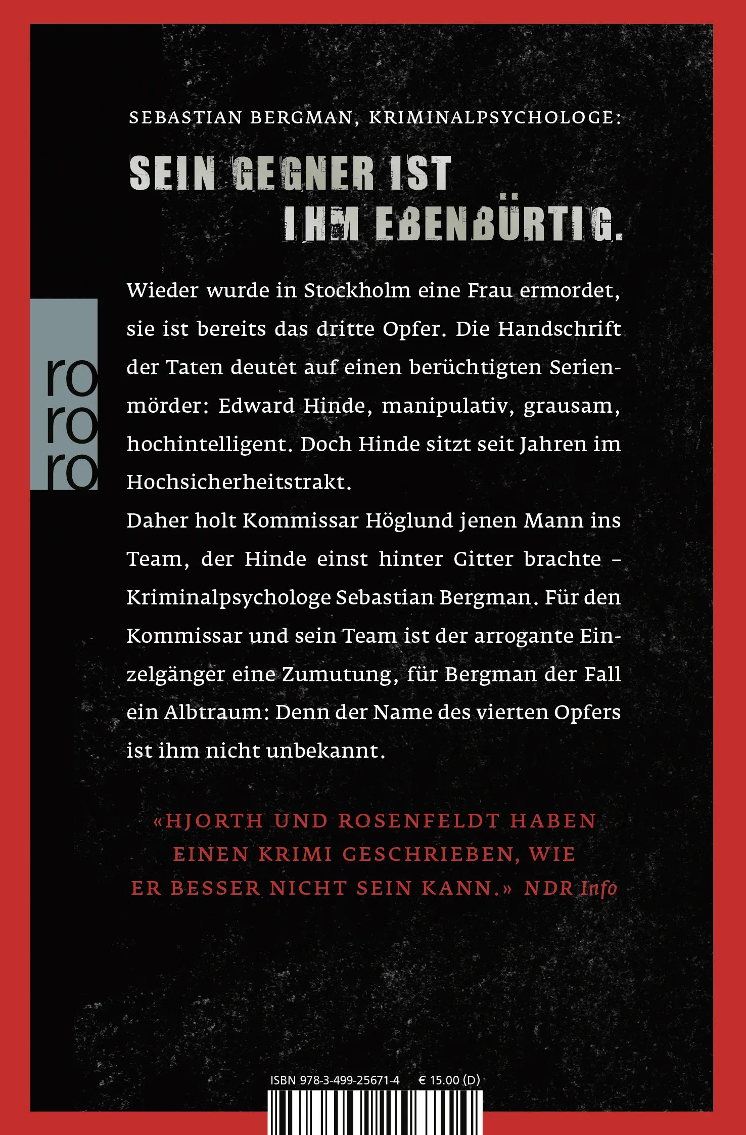 Buchrückseite von 'Die Frauen, die er kannte' mit Klappentext - Taschenbuch