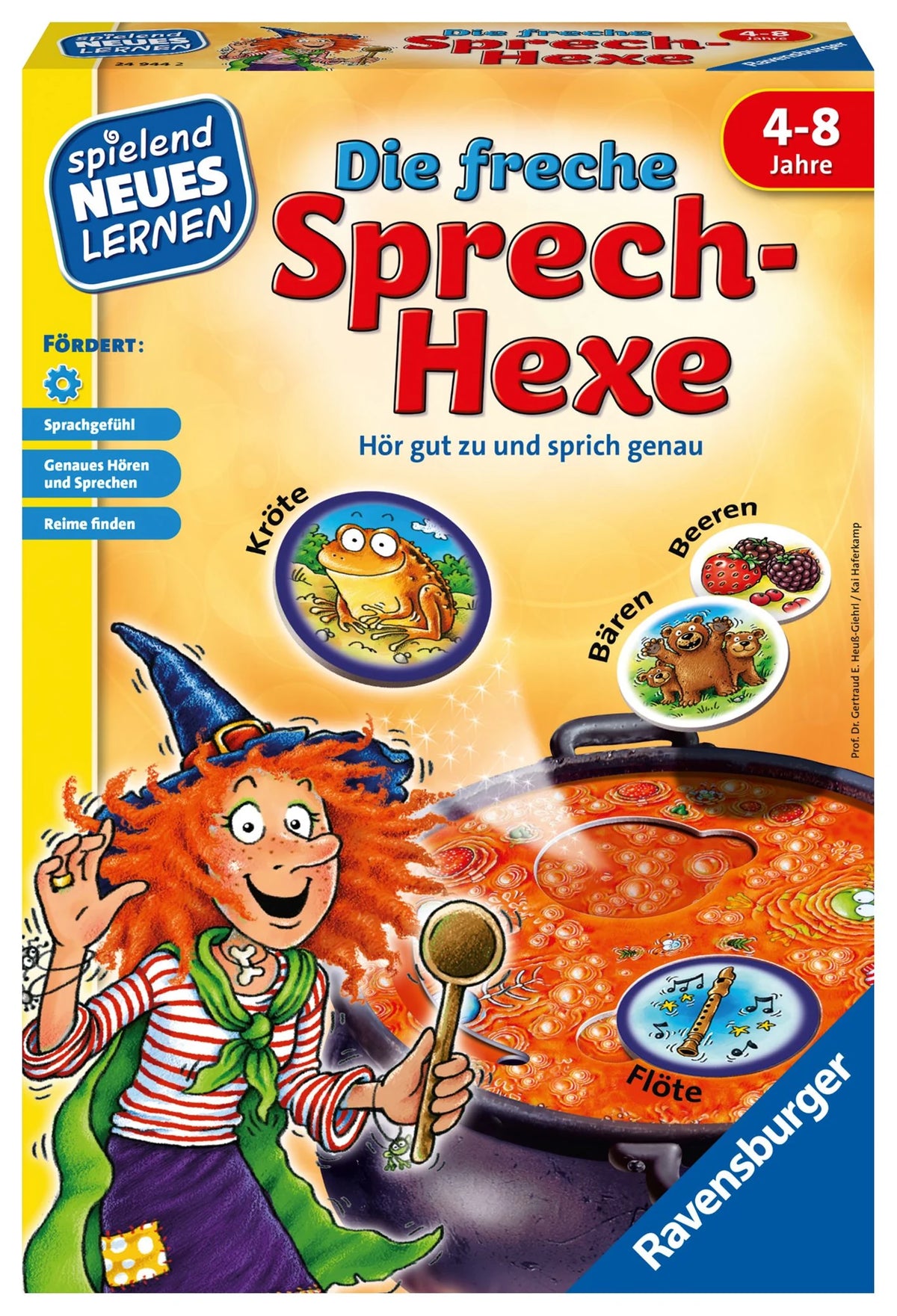 Kinderspiel: Die freche Sprech-Hexe - Kinderspiel ab 4 Jahre