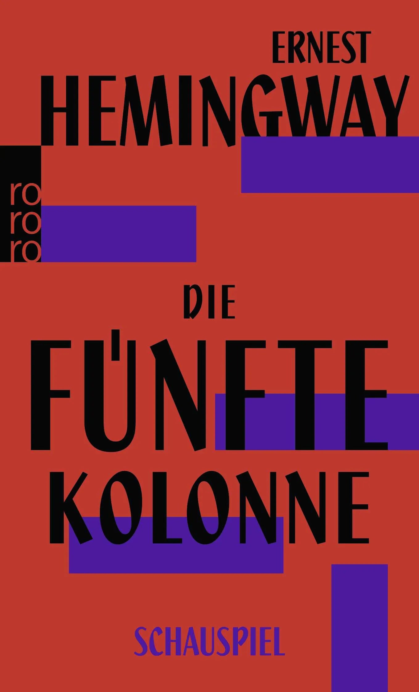 Buchcover von 'Die fünfte Kolonne' - Taschenbuch von Ernest Hemingway