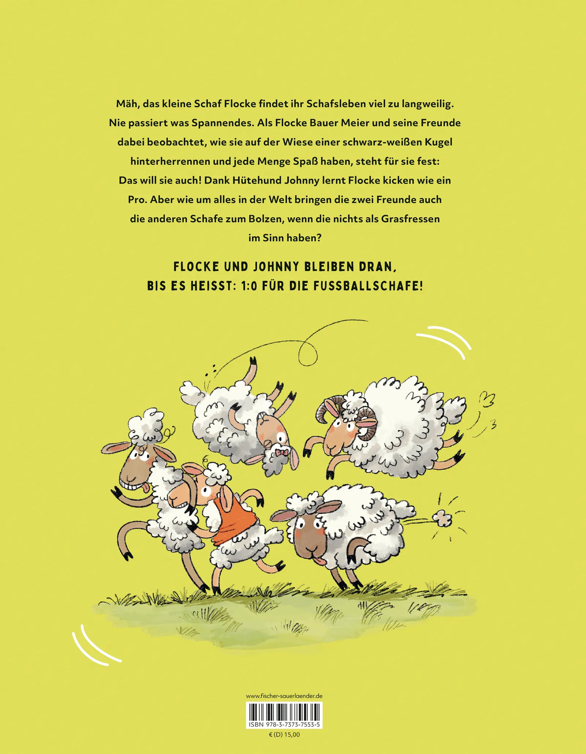 Rückseite: Die Fußballschafe (Hardcover)