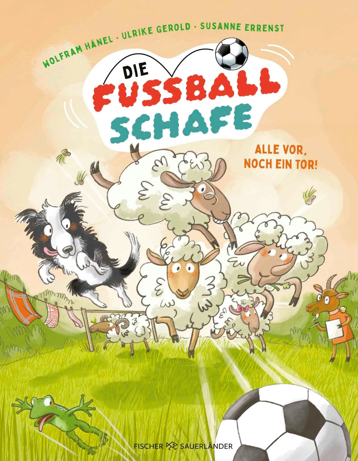 Cover: Die Fußballschafe (Hardcover) von Wolfram Hänel