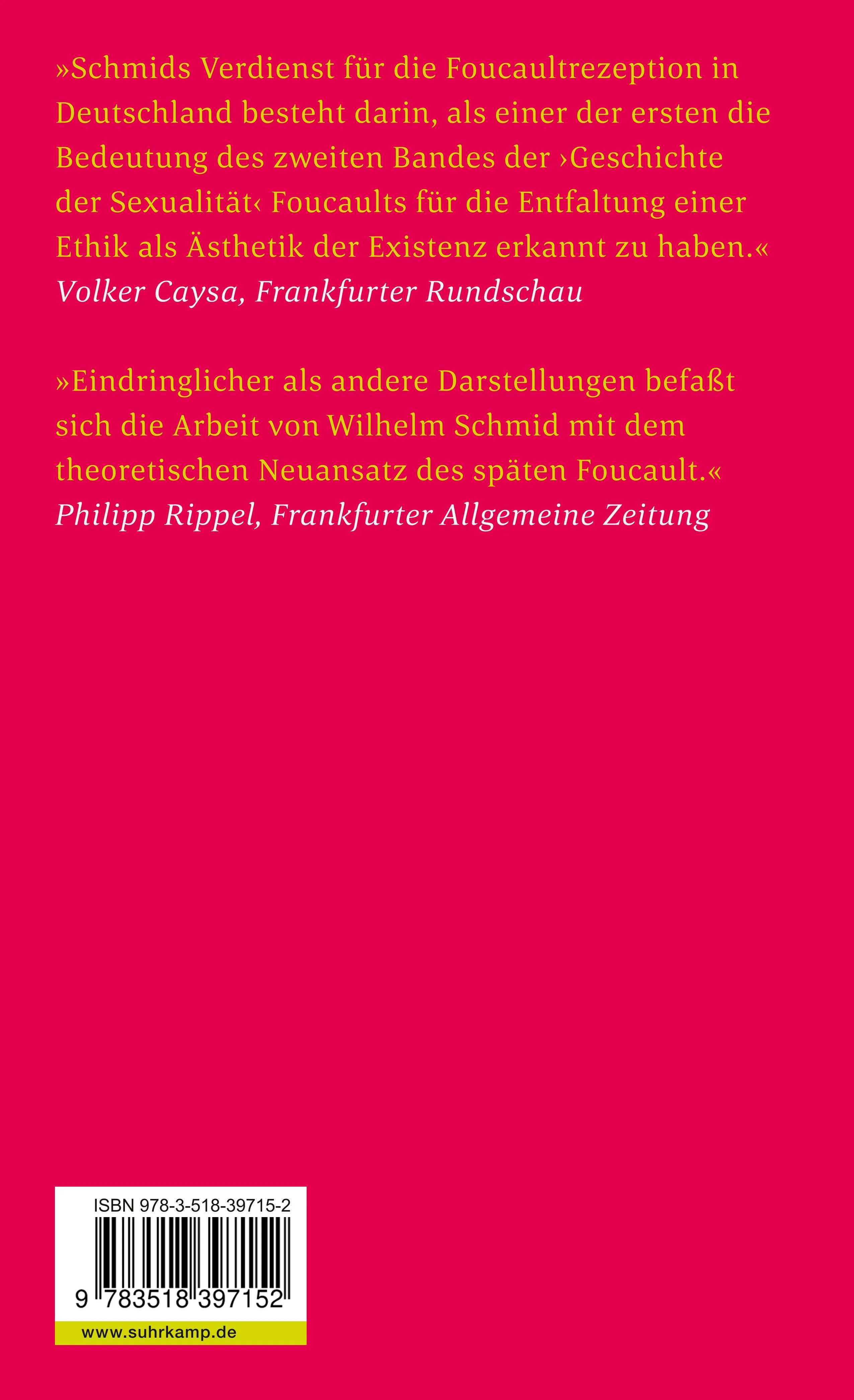 Buchrückseite von 'Die Geburt der Philosophie im Garten der Lüste' mit Klappentext - Taschenbuch