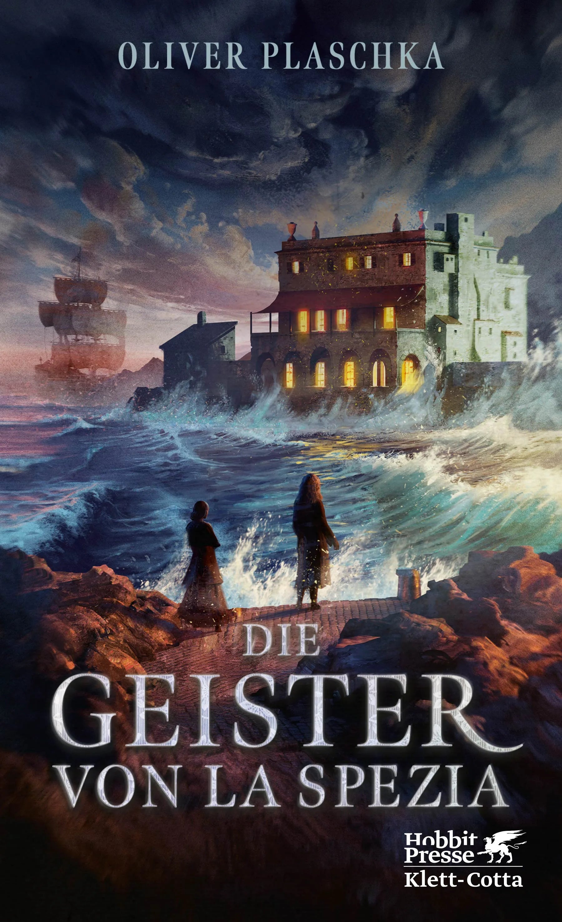Buchcover von 'Die Geister von La Spezia' - Gebundene Ausgabe von Oliver Plaschka