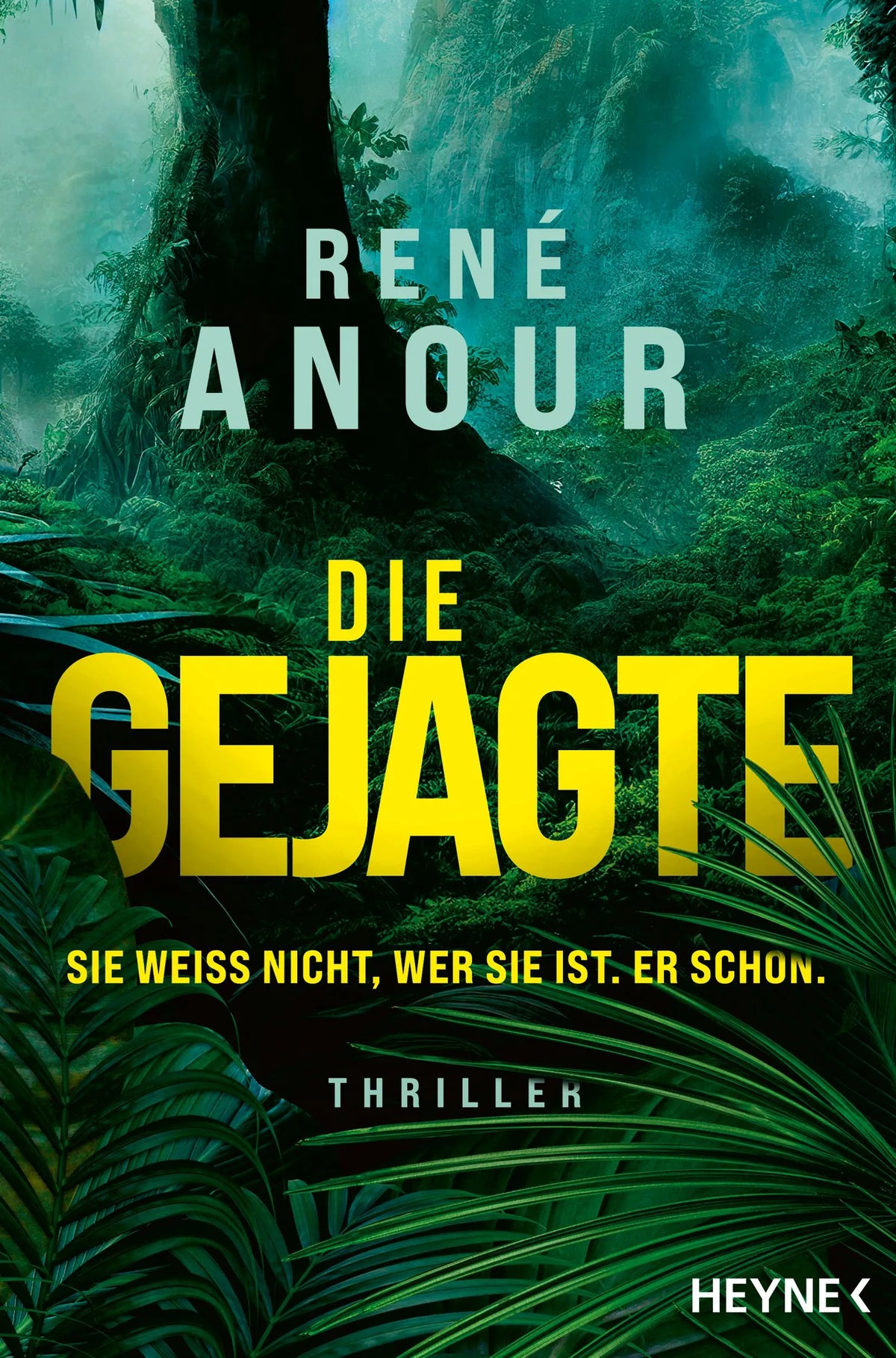 Cover: Die Gejagte - Sie weiß nicht, wer sie ist. Er schon. (Paperback) von René Anour
